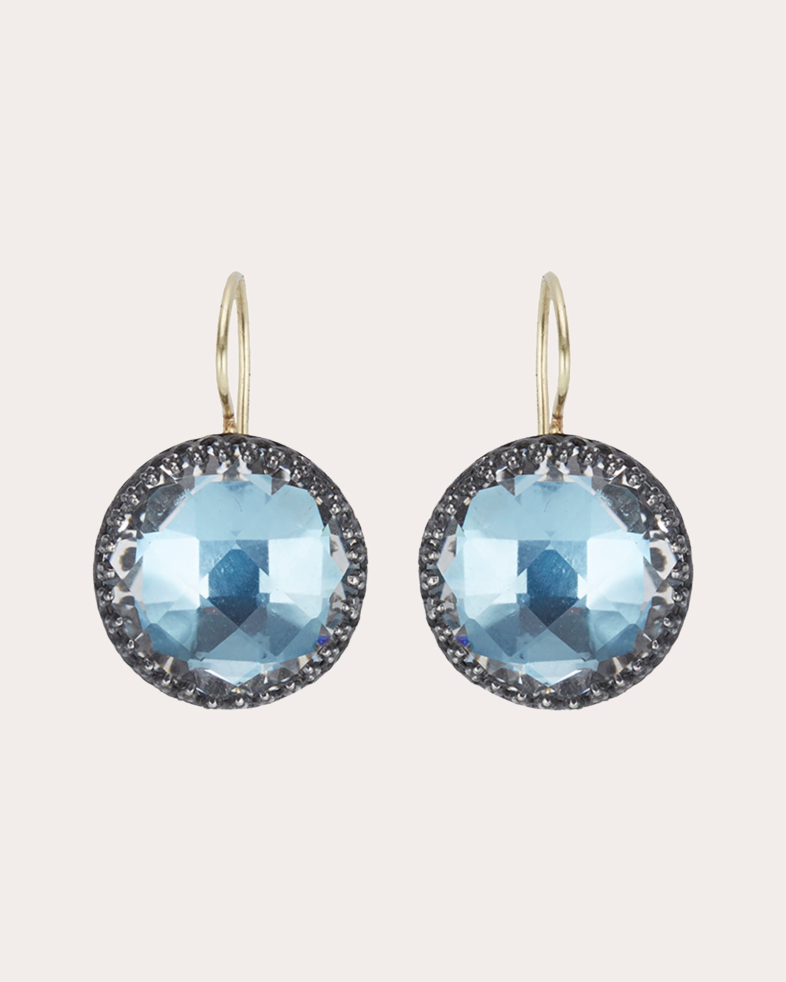 Olivia Rhodium-Dipped Quartz Earrings