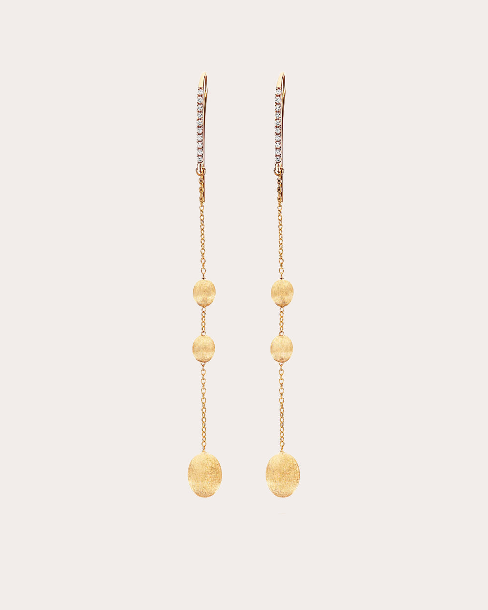 Soffio 18K Gold Diamond Earrings