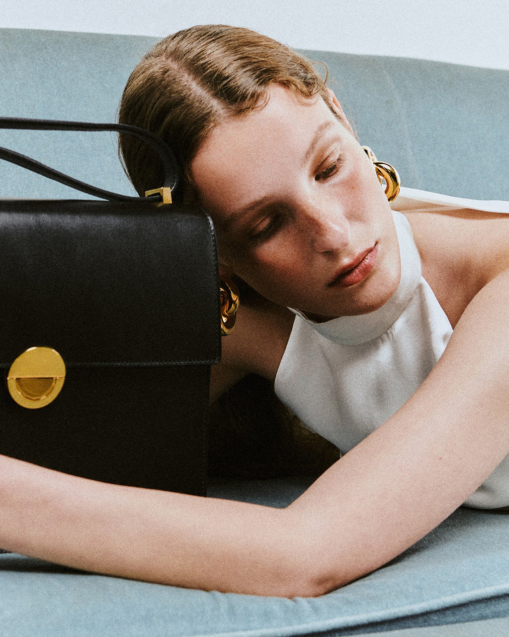 Hye Leather Shoulder Bag