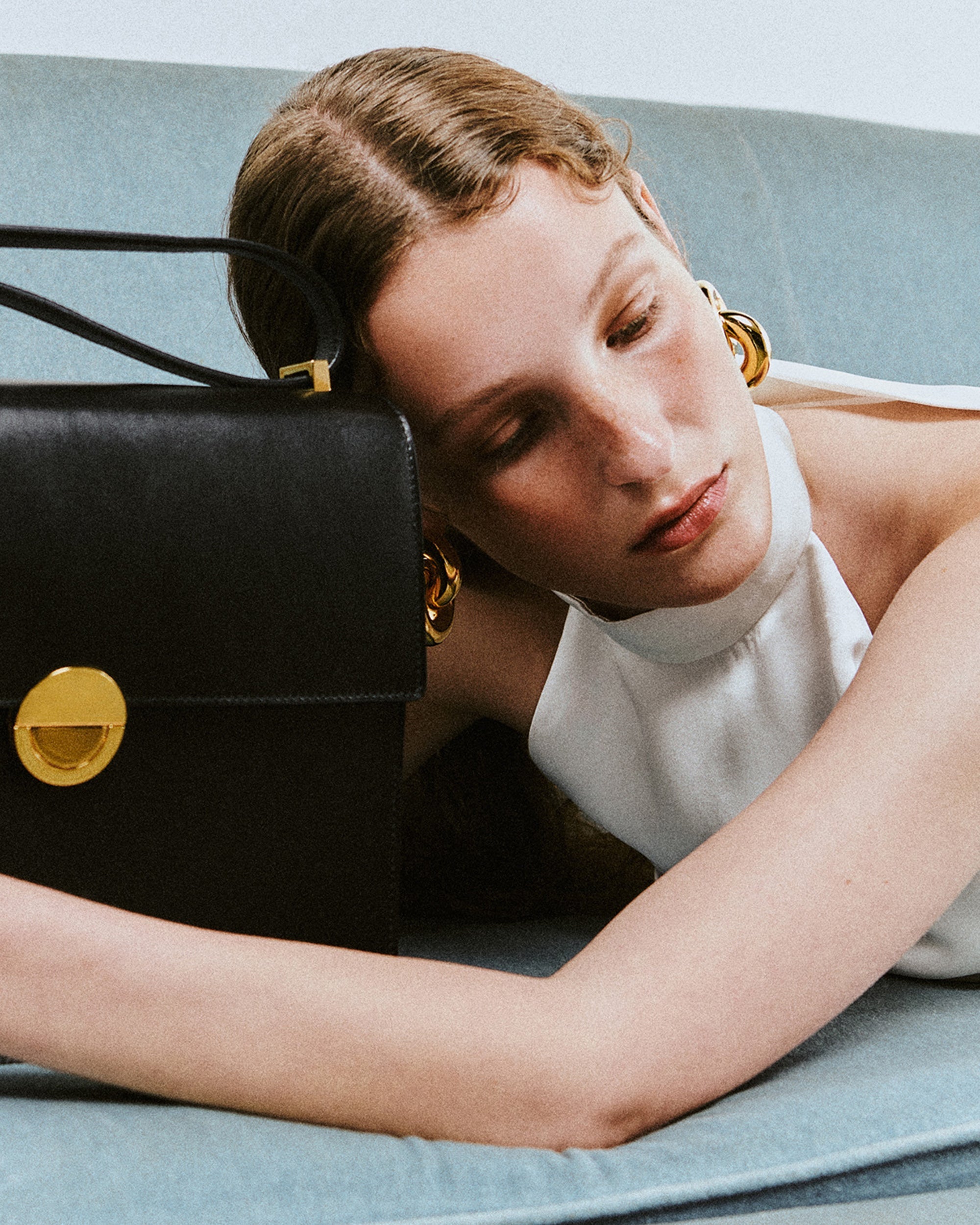 Hye Leather Shoulder Bag