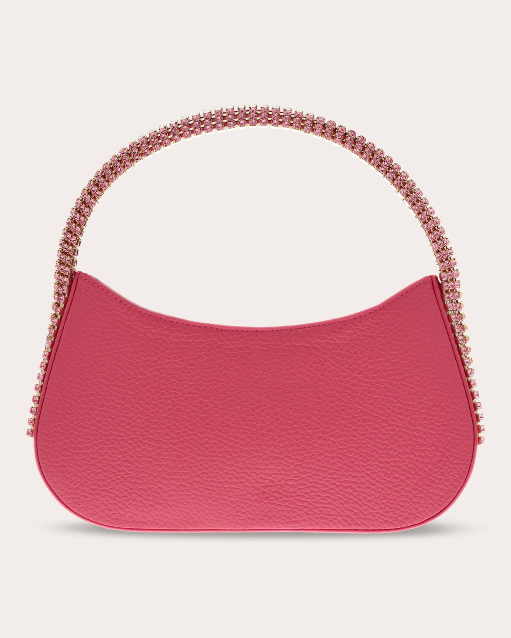 Koda Crystal-Embellished Grained-Leather Shoulder Bag