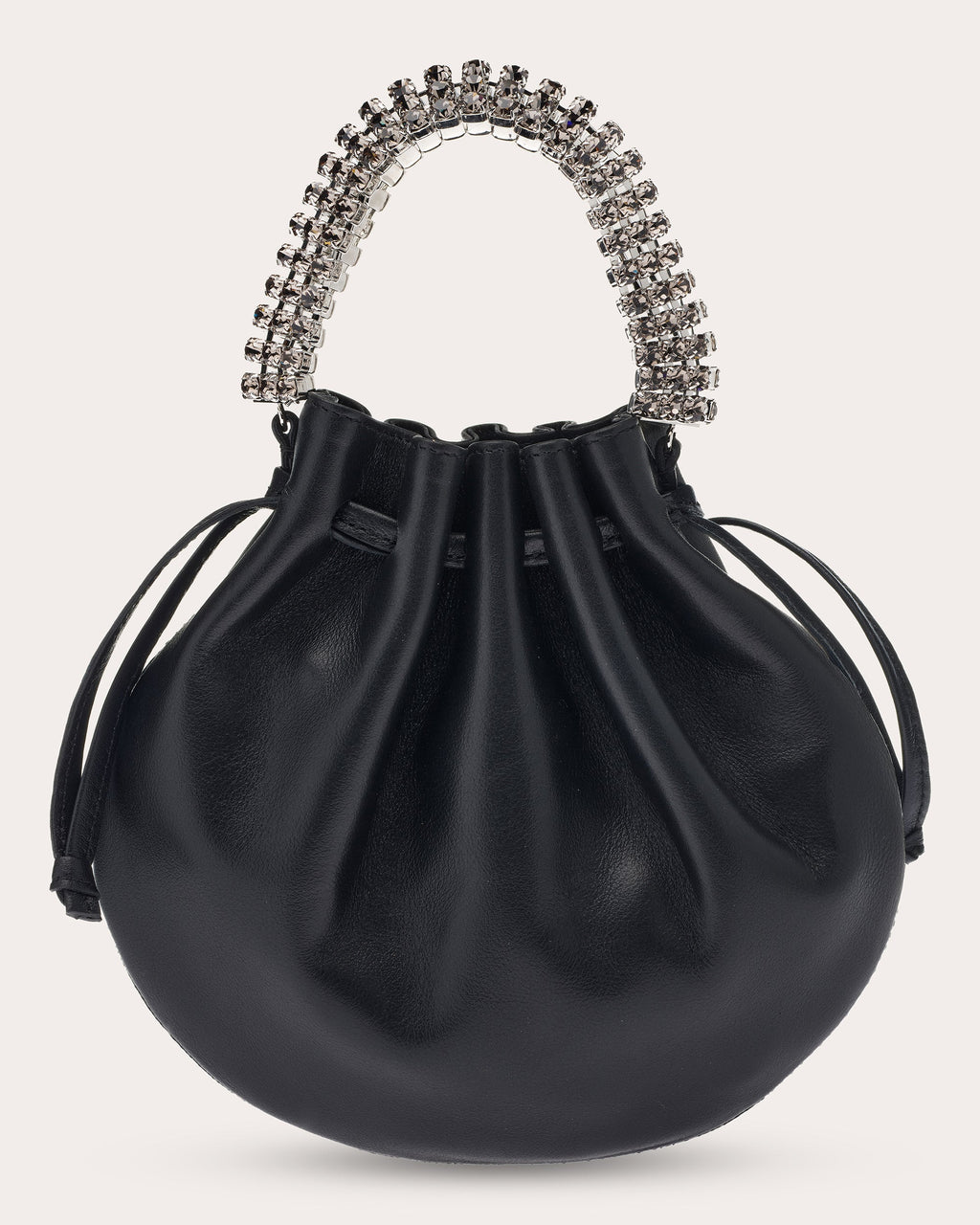 Ayla Crystal-Embellished Leather Tote