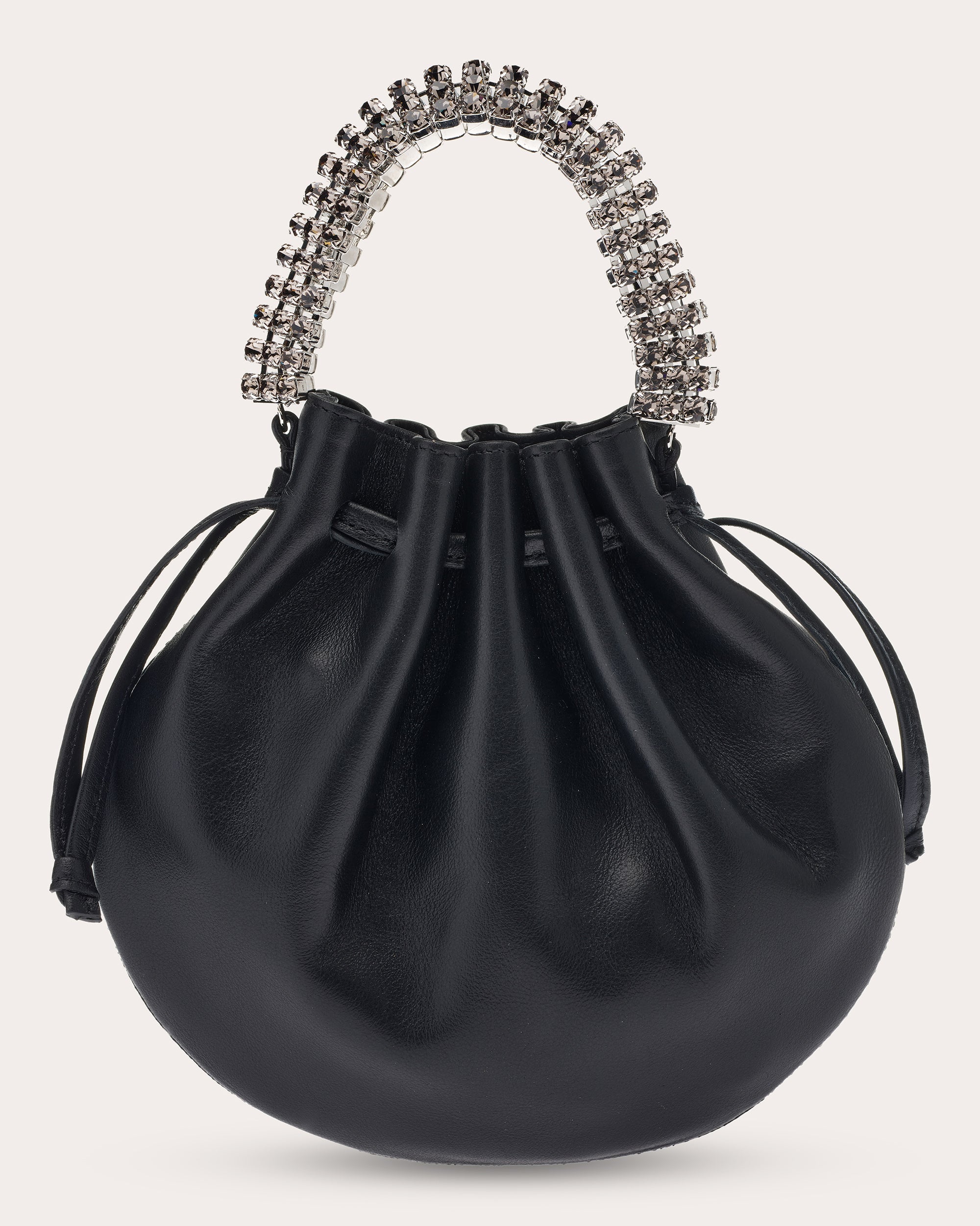 Ayla Crystal-Embellished Leather Tote