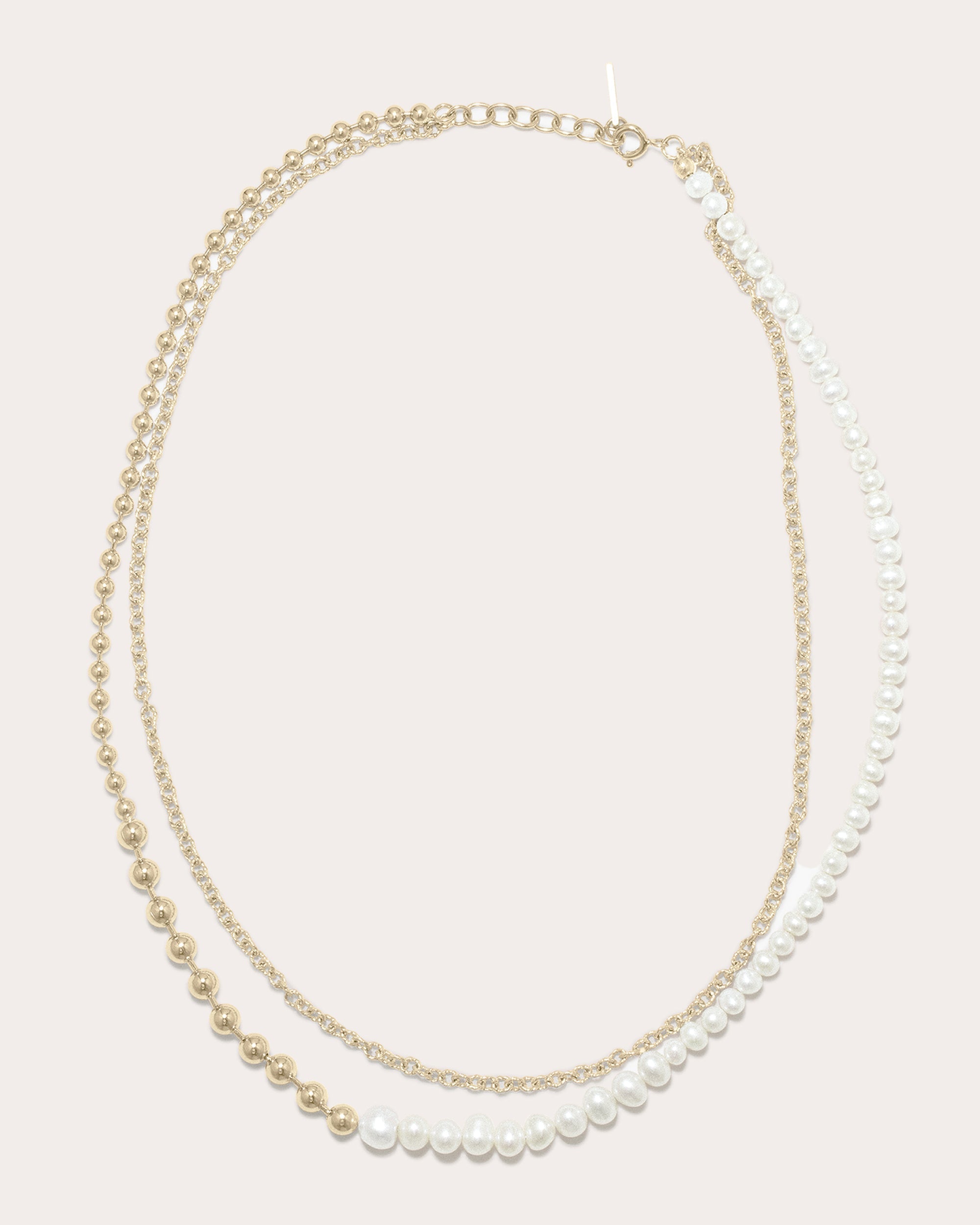 Forgotten Seas 18K Gold Vermeil Pearl Necklace