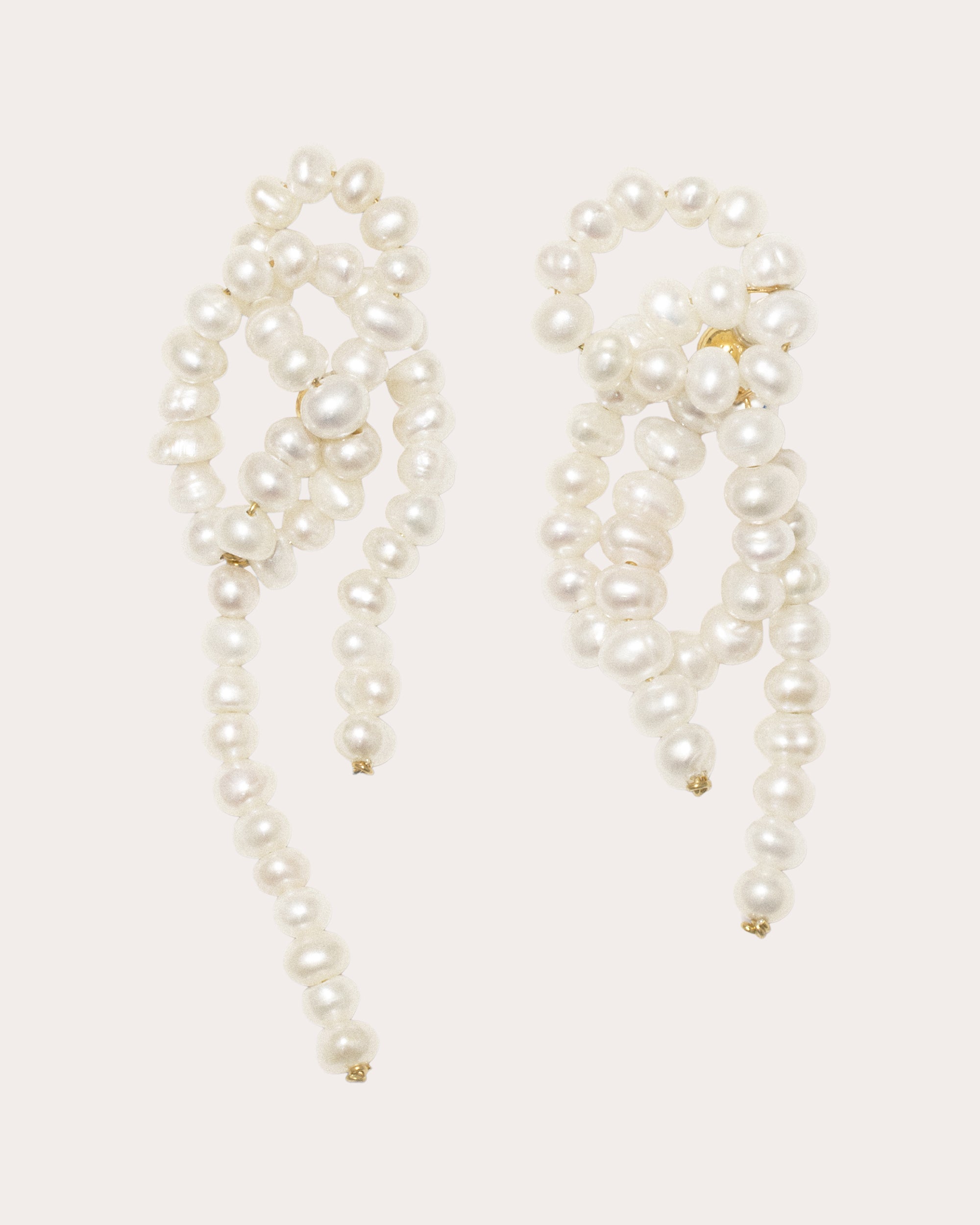 Freshwater Pearl & 18k Gold Vermeil Drop Earrings
