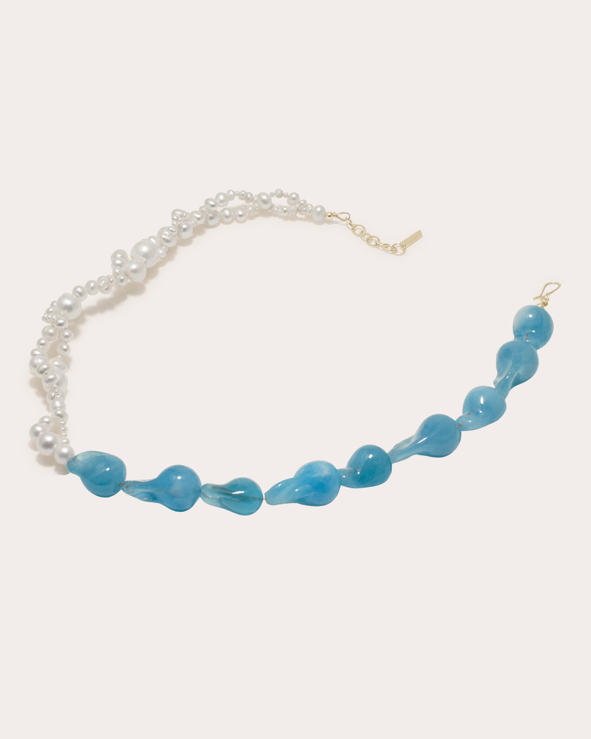 Parade of Possibilities II 14K Gold-Plate Resin and Freshwater Pearl Choker