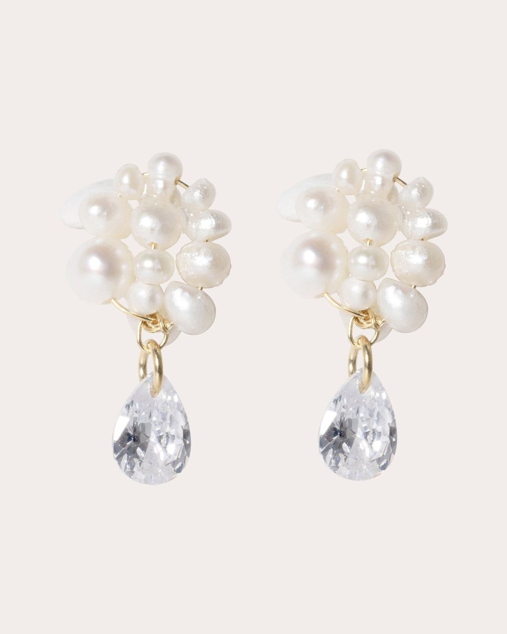 Time is Layered in Ice Drop Earrings
