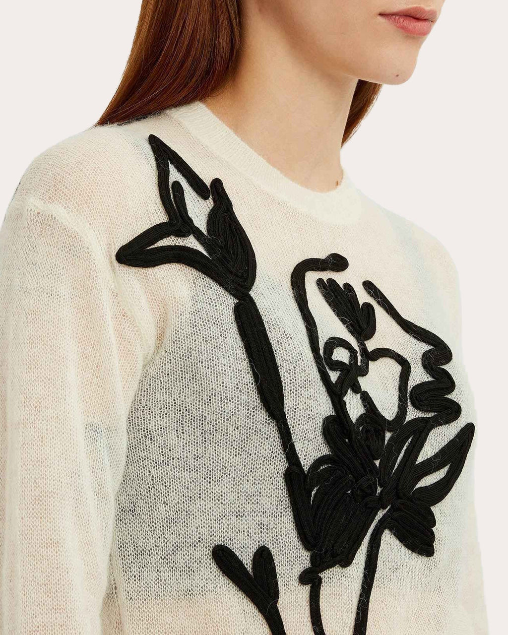 Wool-Blend Crewneck Sweater