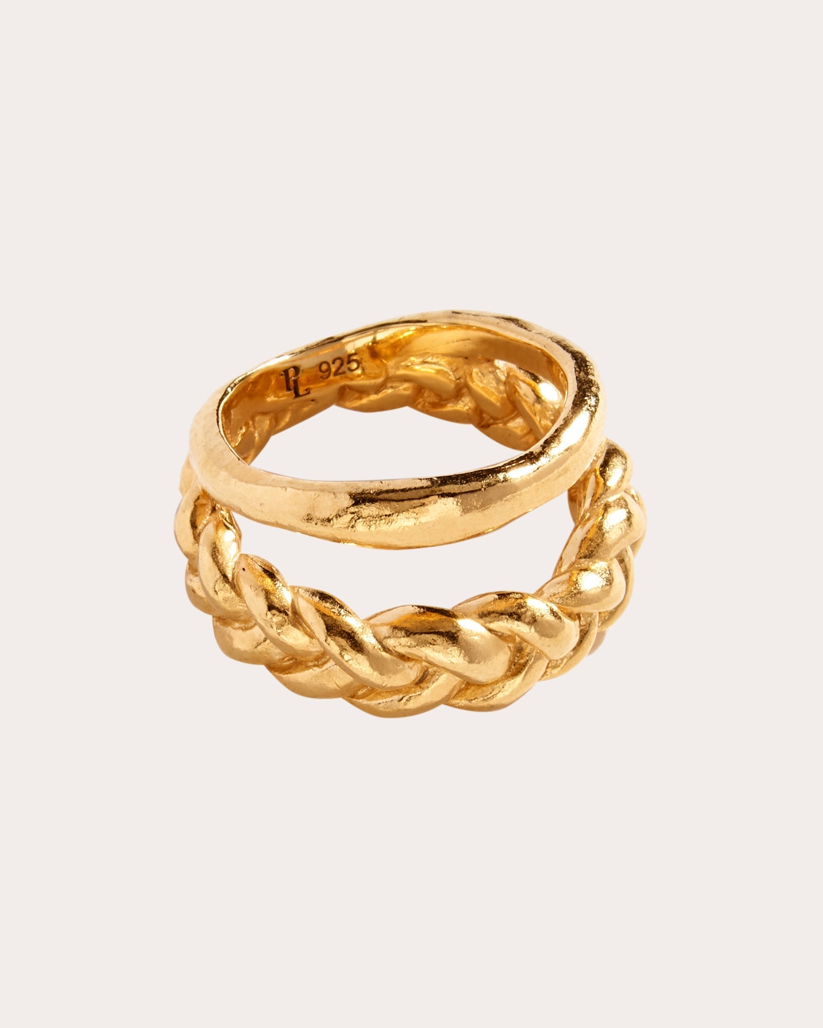 Charis Gold-Plated Double Ring