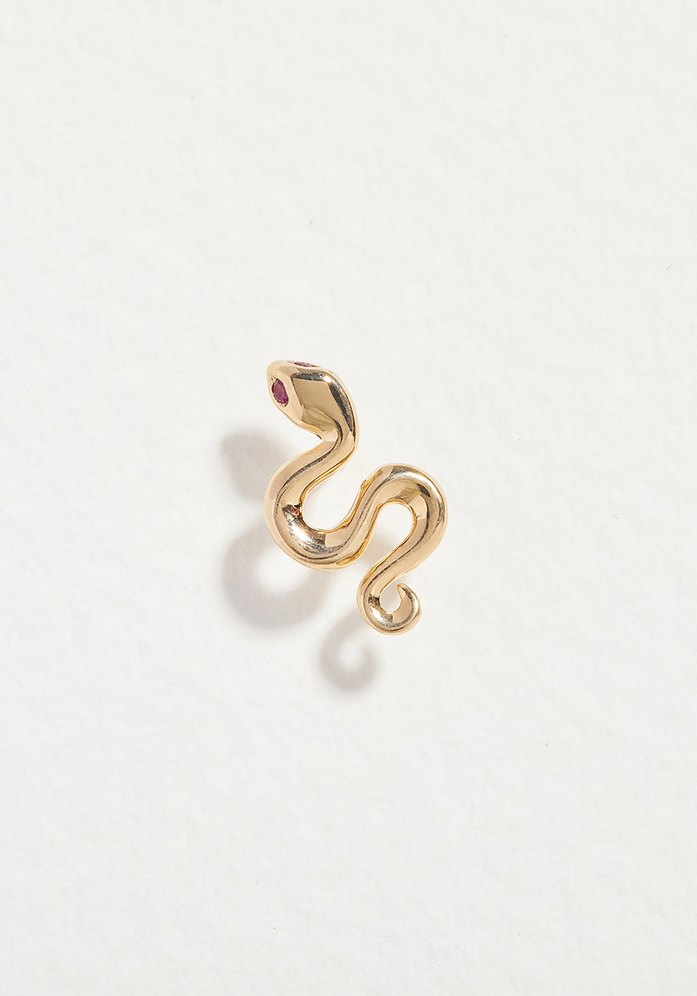 Serpent Ruby Stud