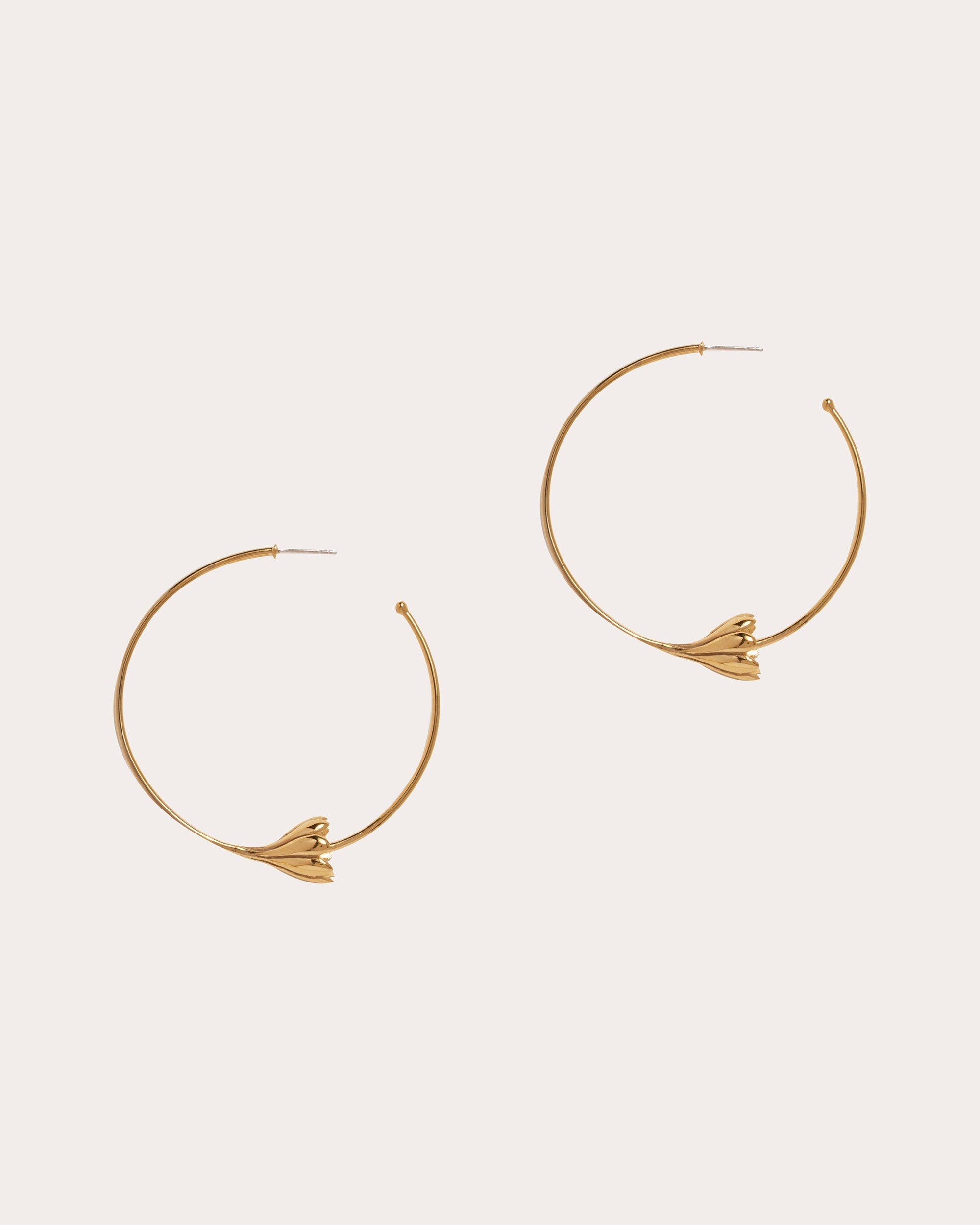 Anemone Hoop Earrings