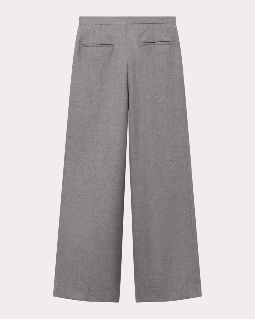 Priscilla Pleated Wool-Mélange Pants