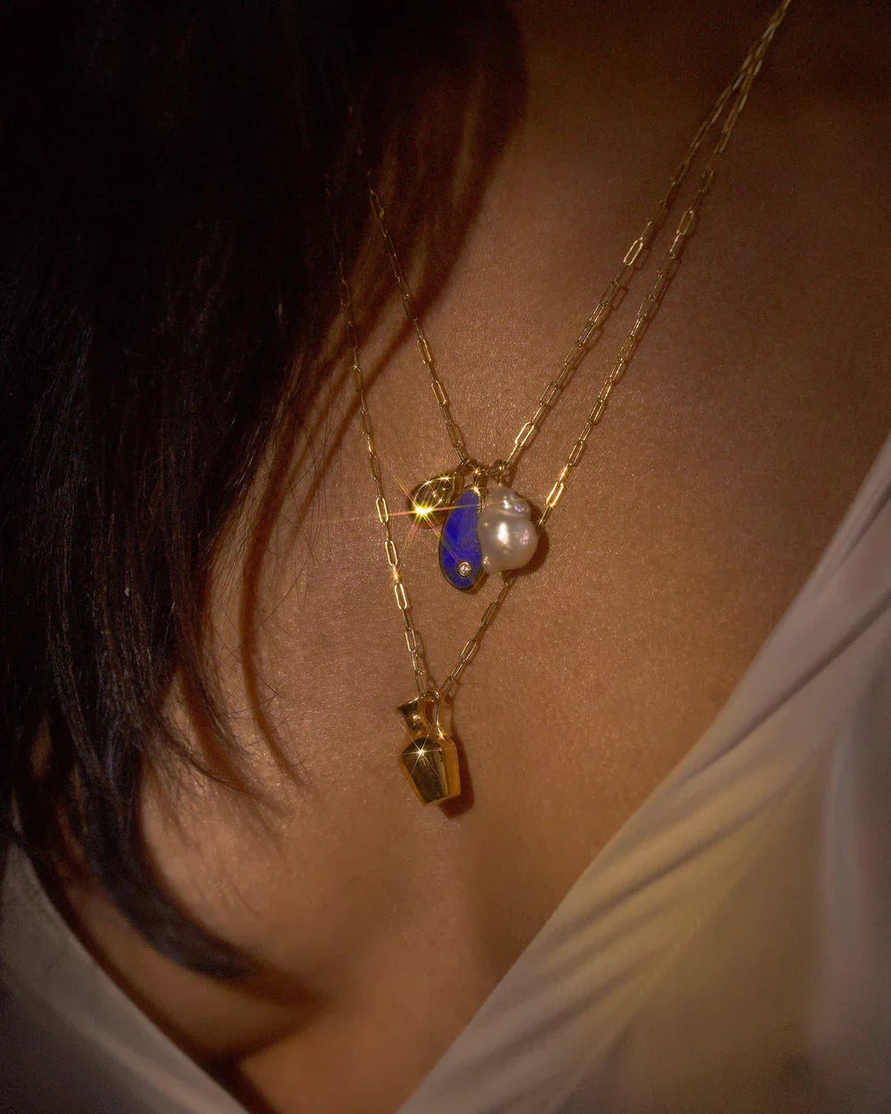 Vessel Gold-Plated Pendant Necklace