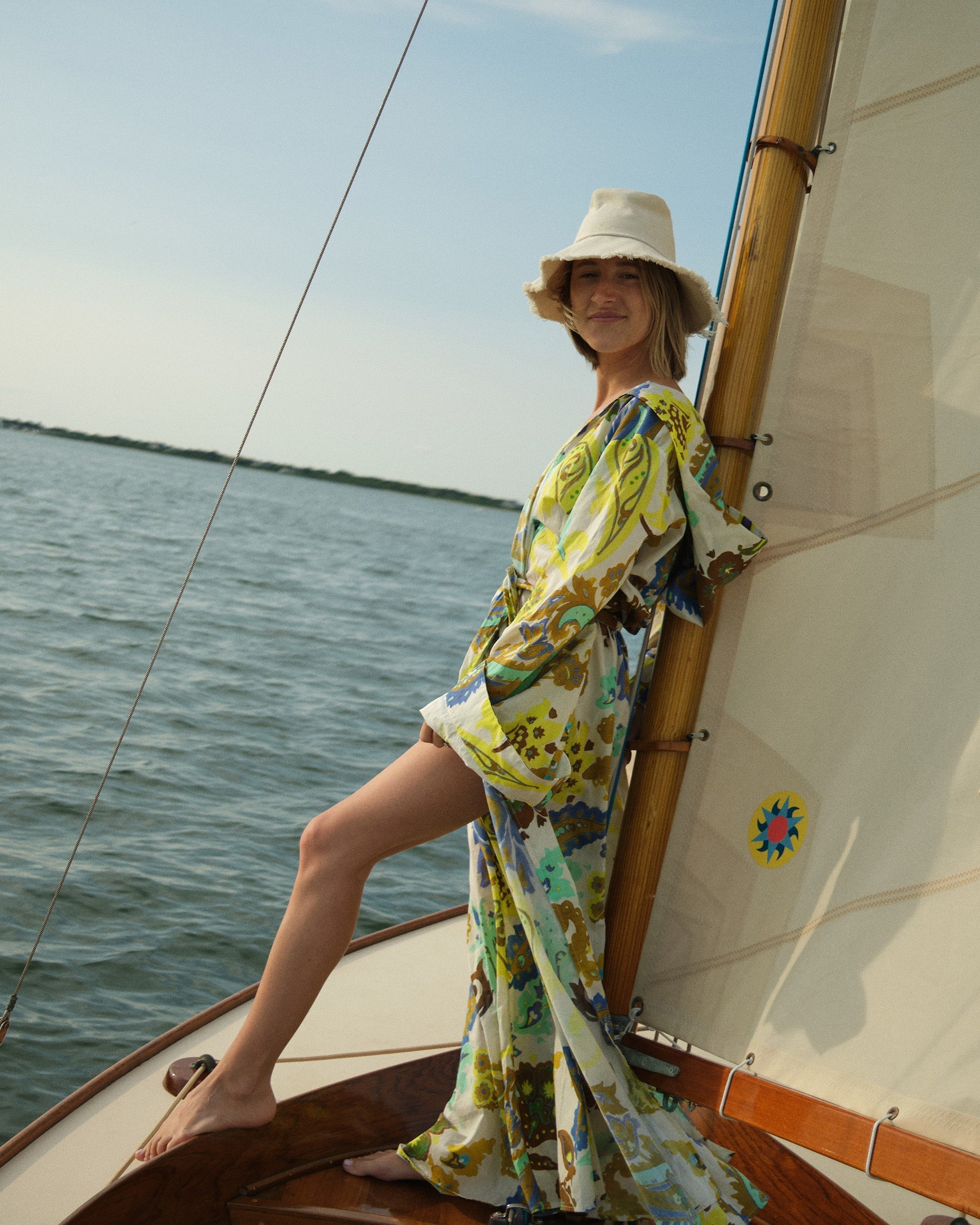 The Mumbai Hooded Printed Cotton Kimono