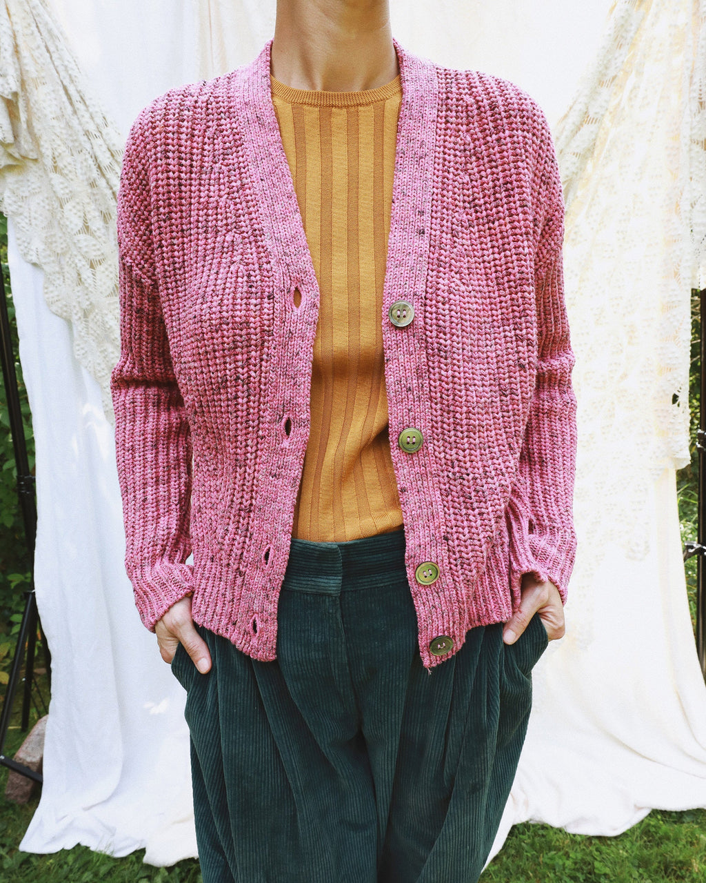 Mireille Recycled Cotton-Blend Cardigan