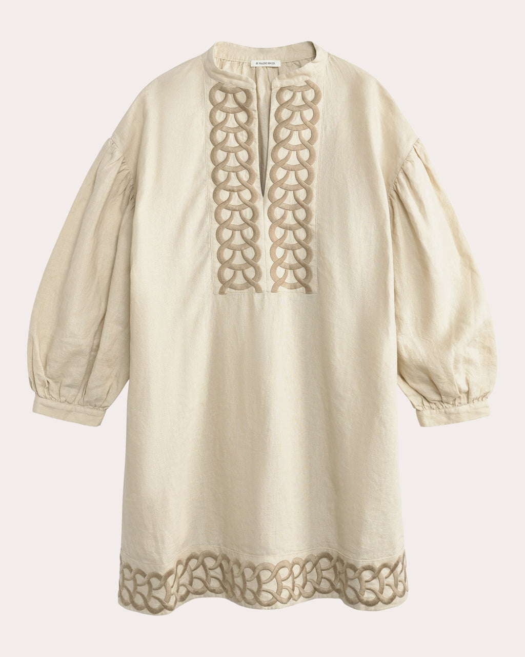 Limonna Embroidered Linen Mini Dress