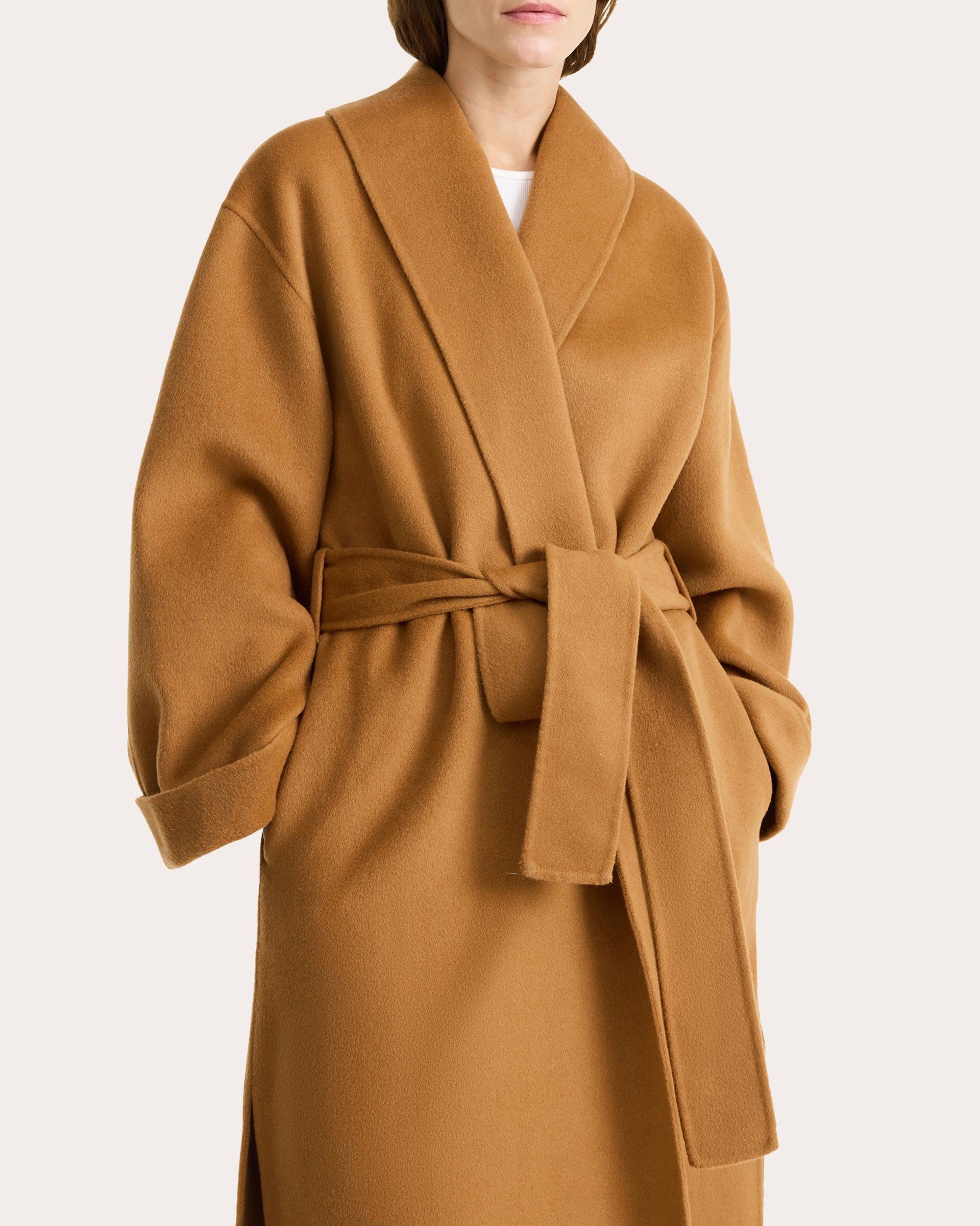 Trullem Double Faced Wool-Felt Coat