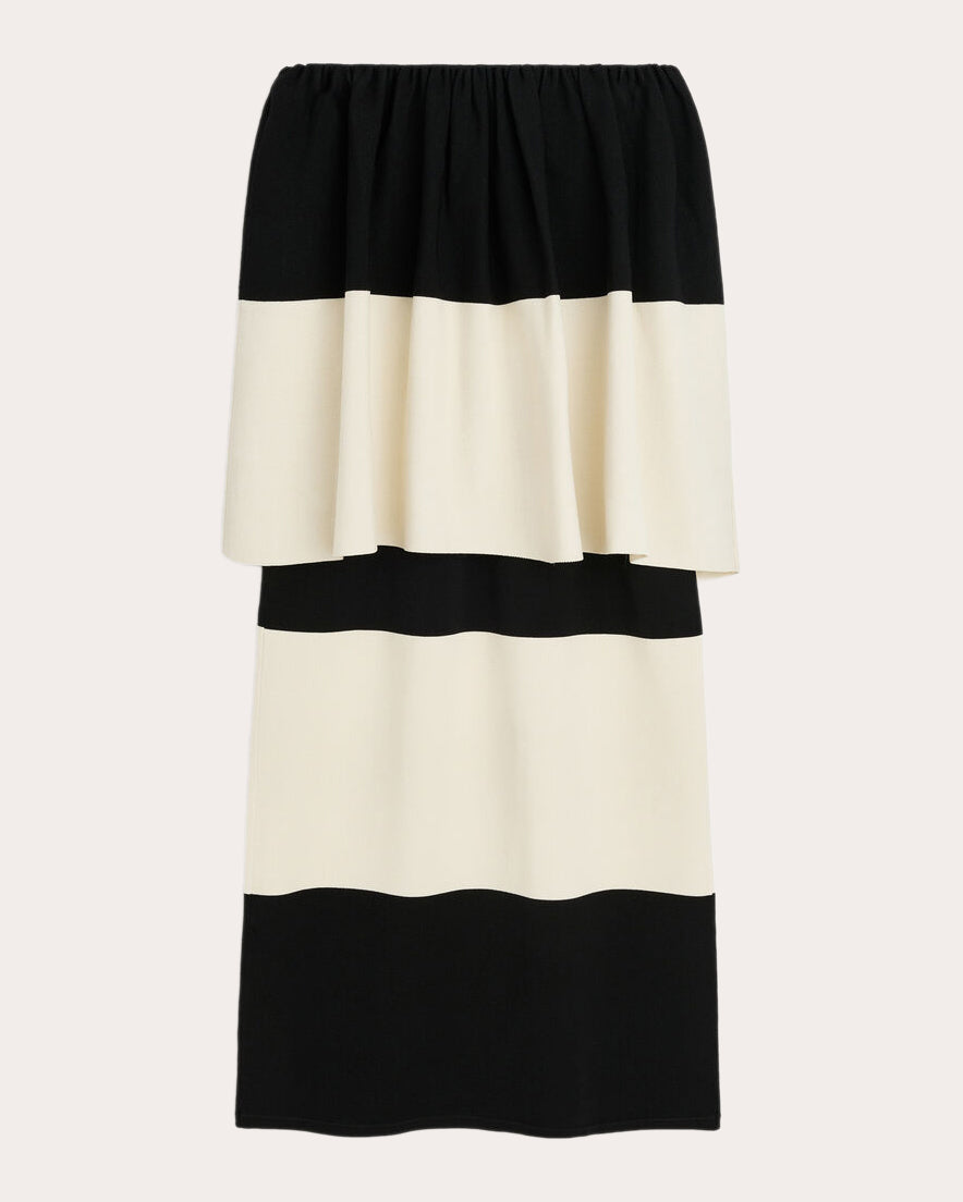 Evora Layered Midi Skirt