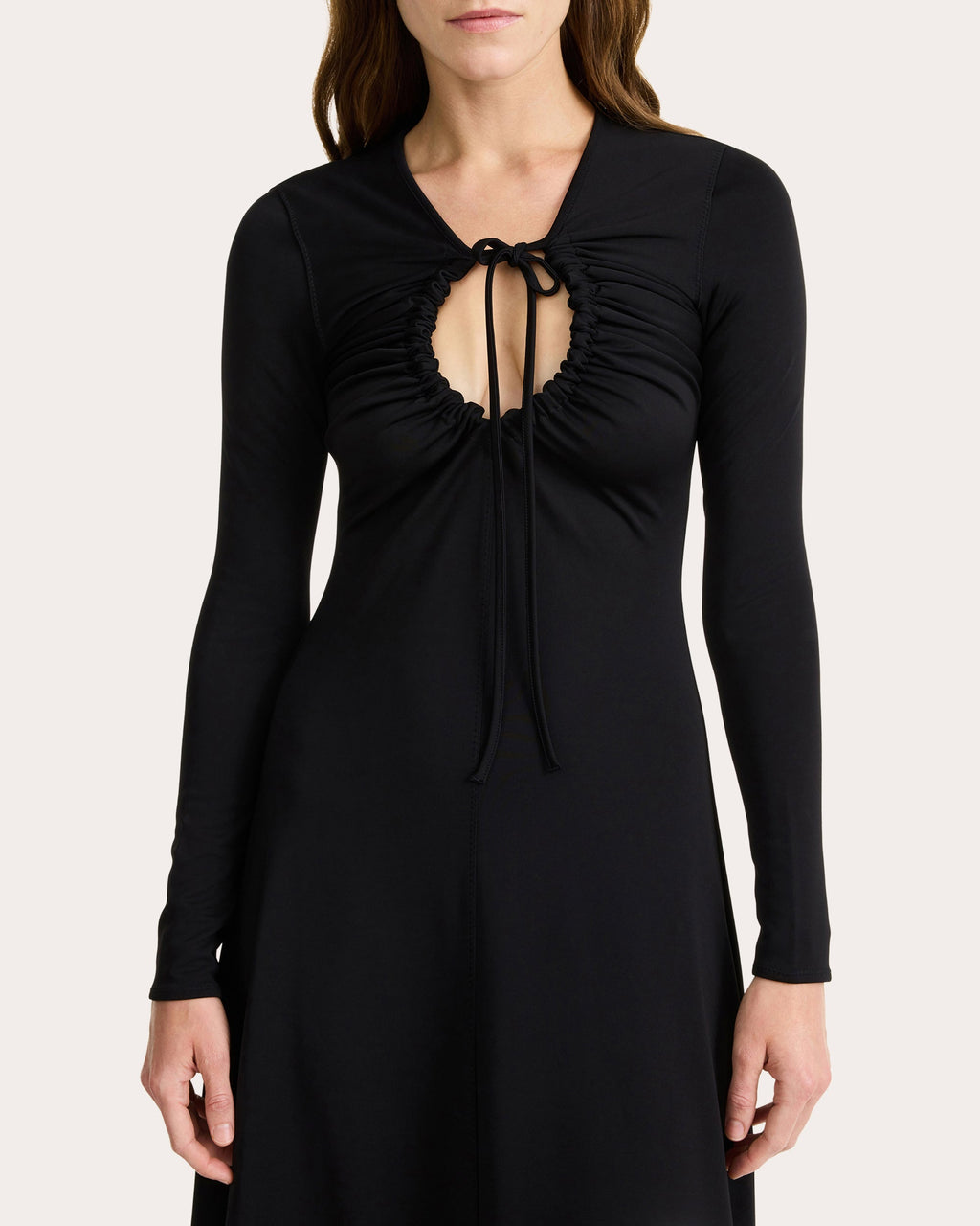 Deija Ruched Jersey Midi Dress