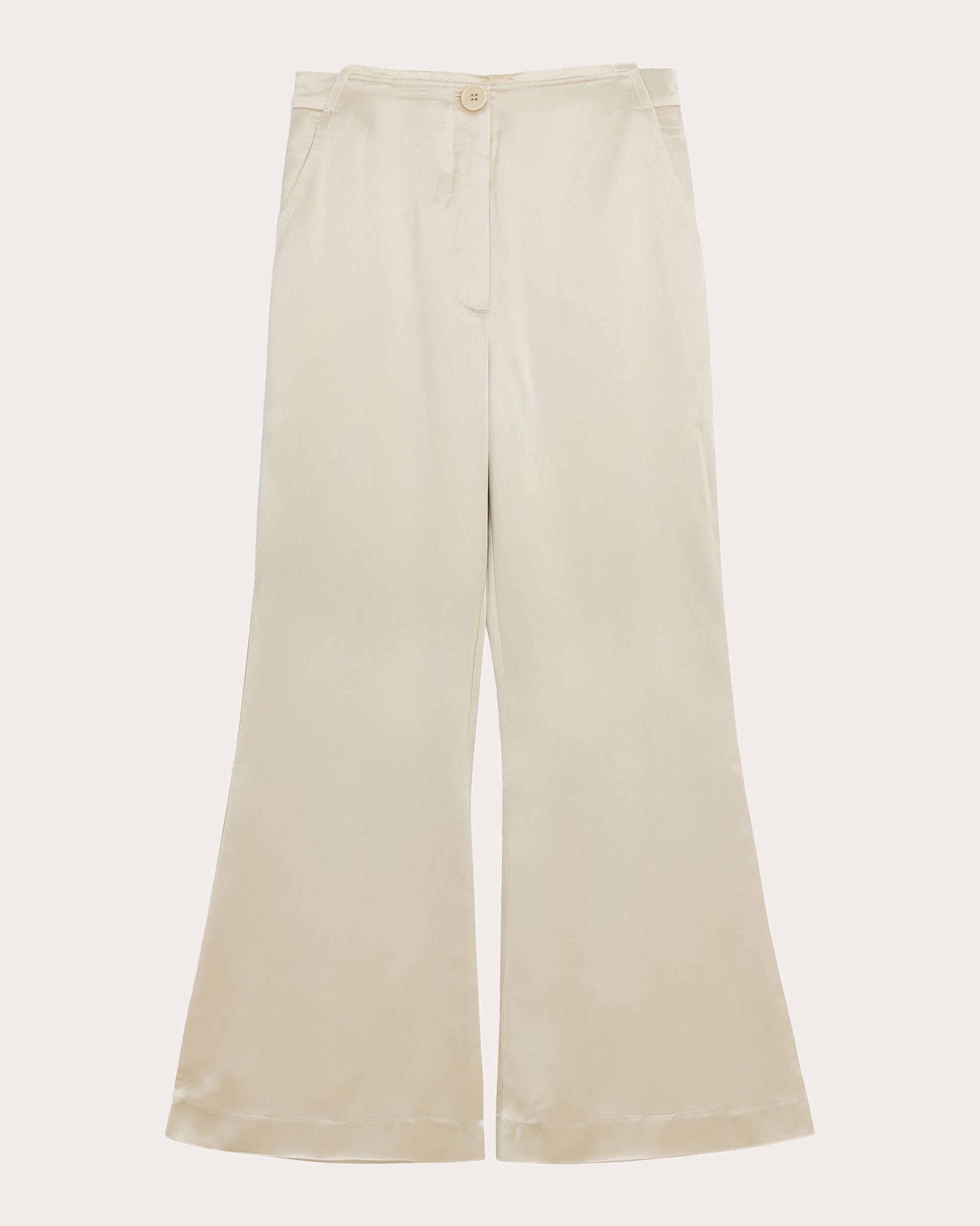 Amores Satin Wide-Leg Pants