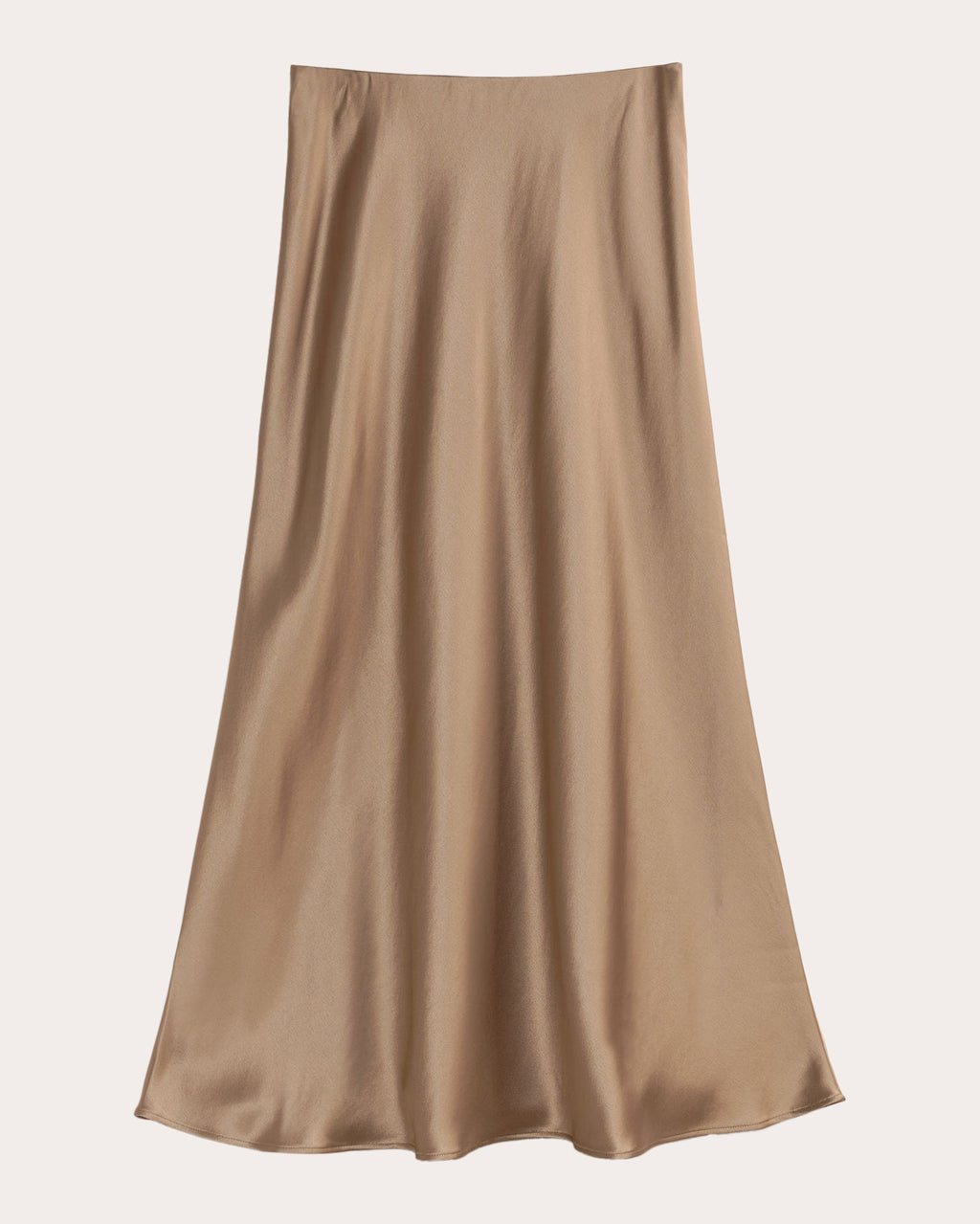 Boshan Satin Midi Skirt