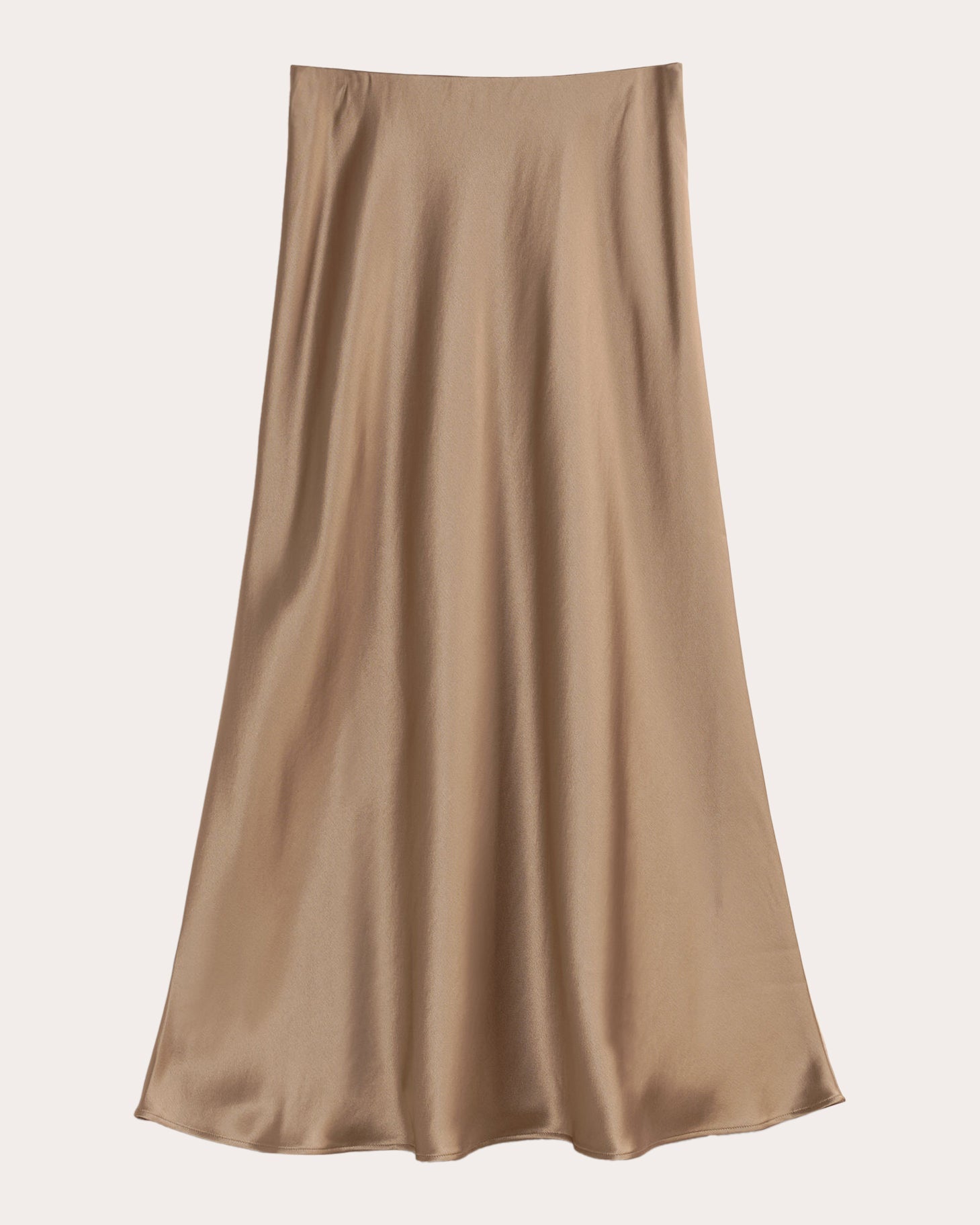 Boshan Satin Midi Skirt