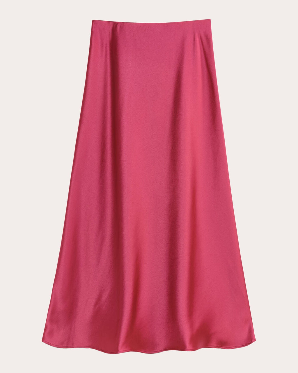 Boshan Satin Midi Skirt