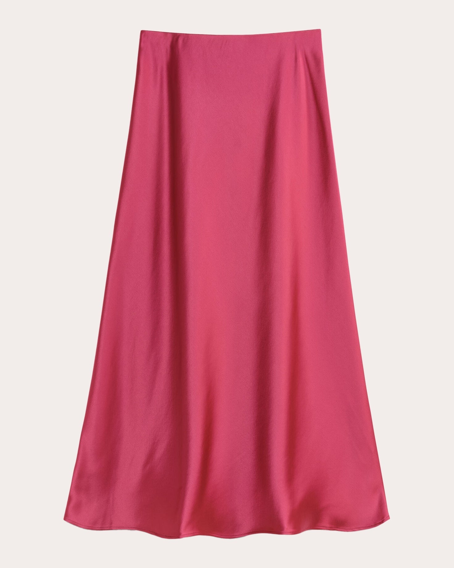 Boshan Satin Midi Skirt
