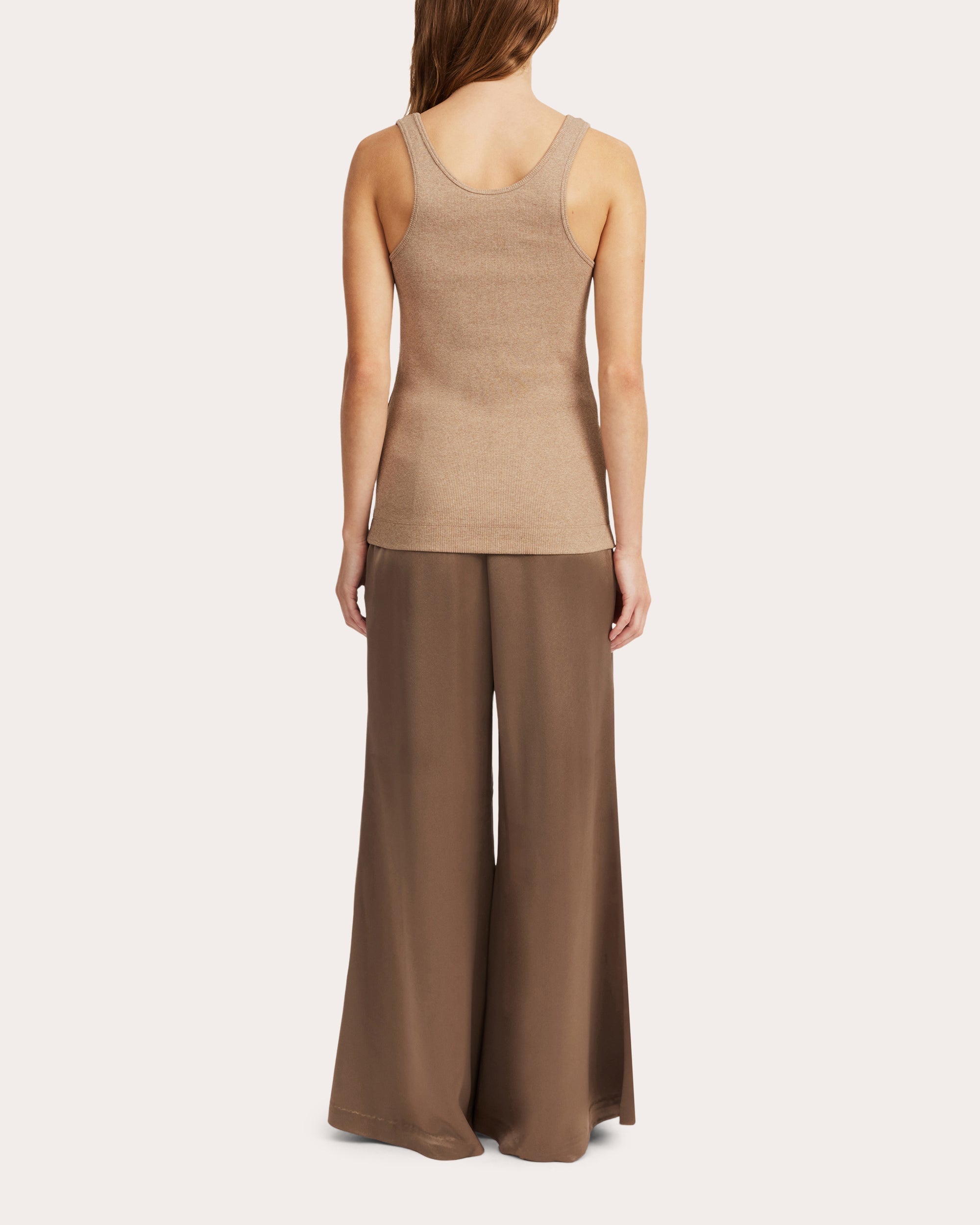 Lucee Flared Satin Pants