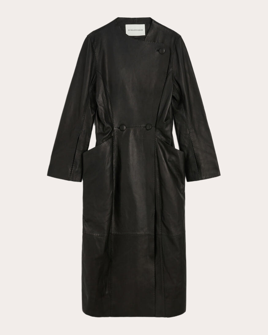 Sirrena Leather Coat