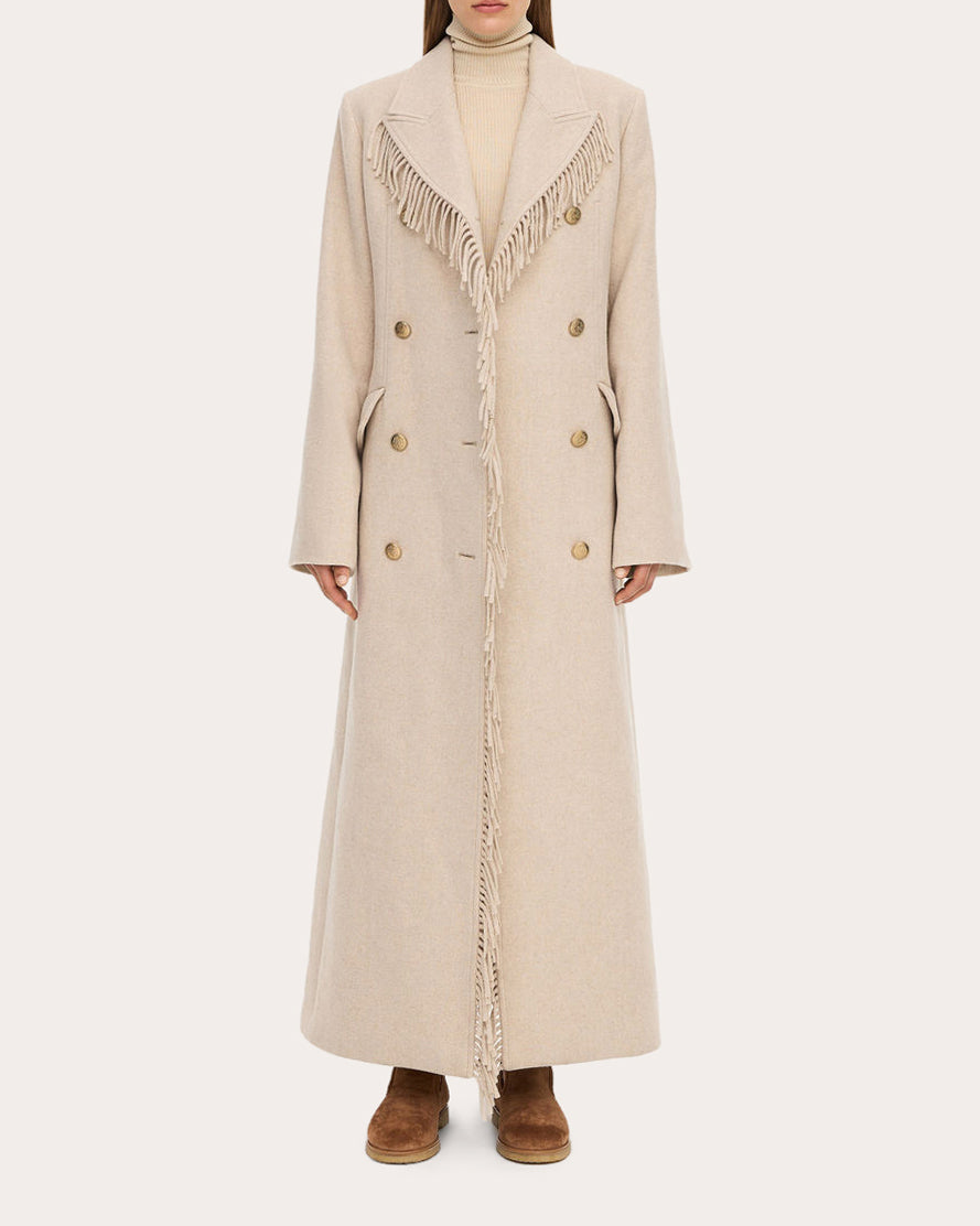 Gardeniia Fringe Coat