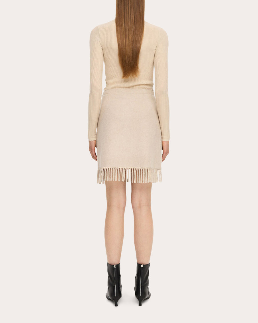 Solir Fringe Mini Skirt