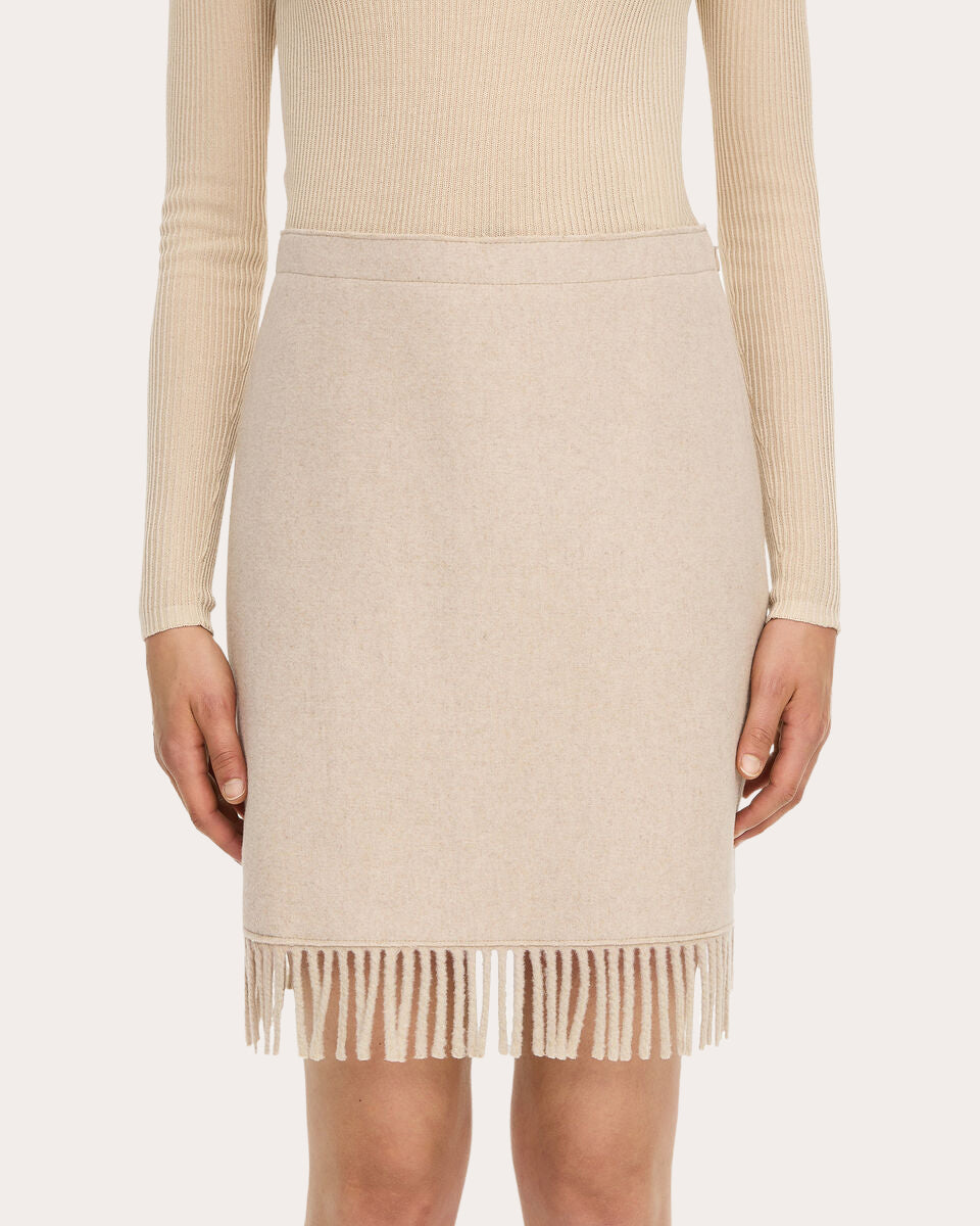 Solir Fringe Mini Skirt