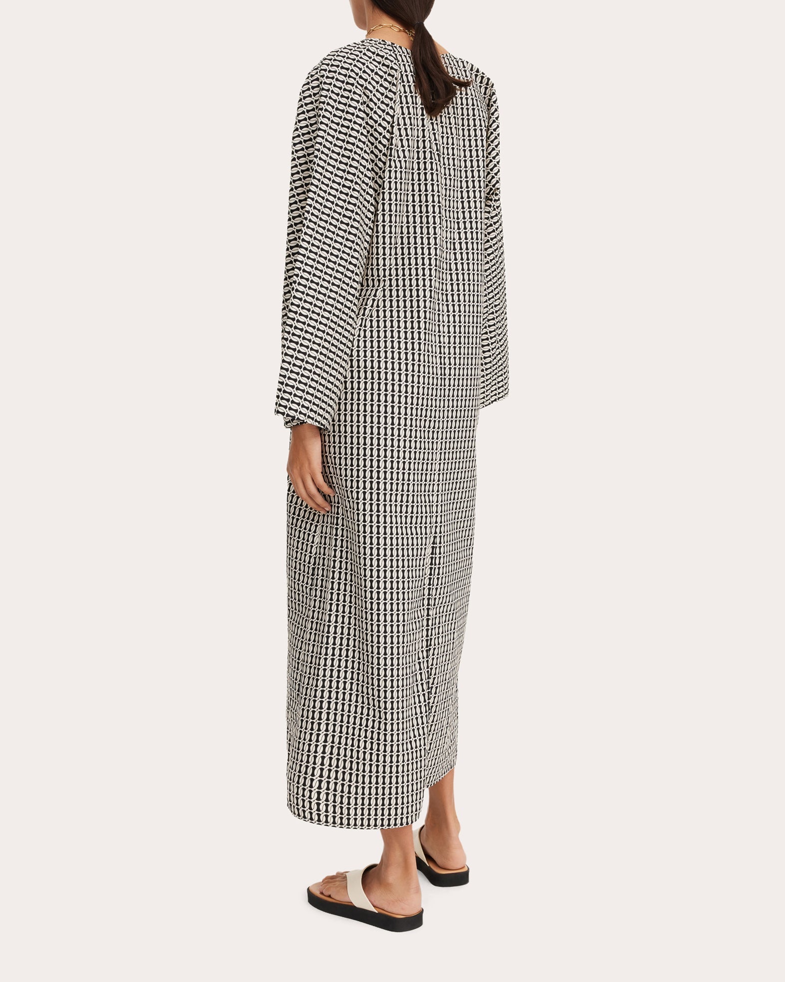 Calynn Monogram Maxi Dress