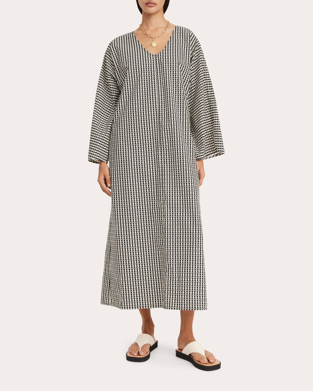 Calynn Monogram Maxi Dress