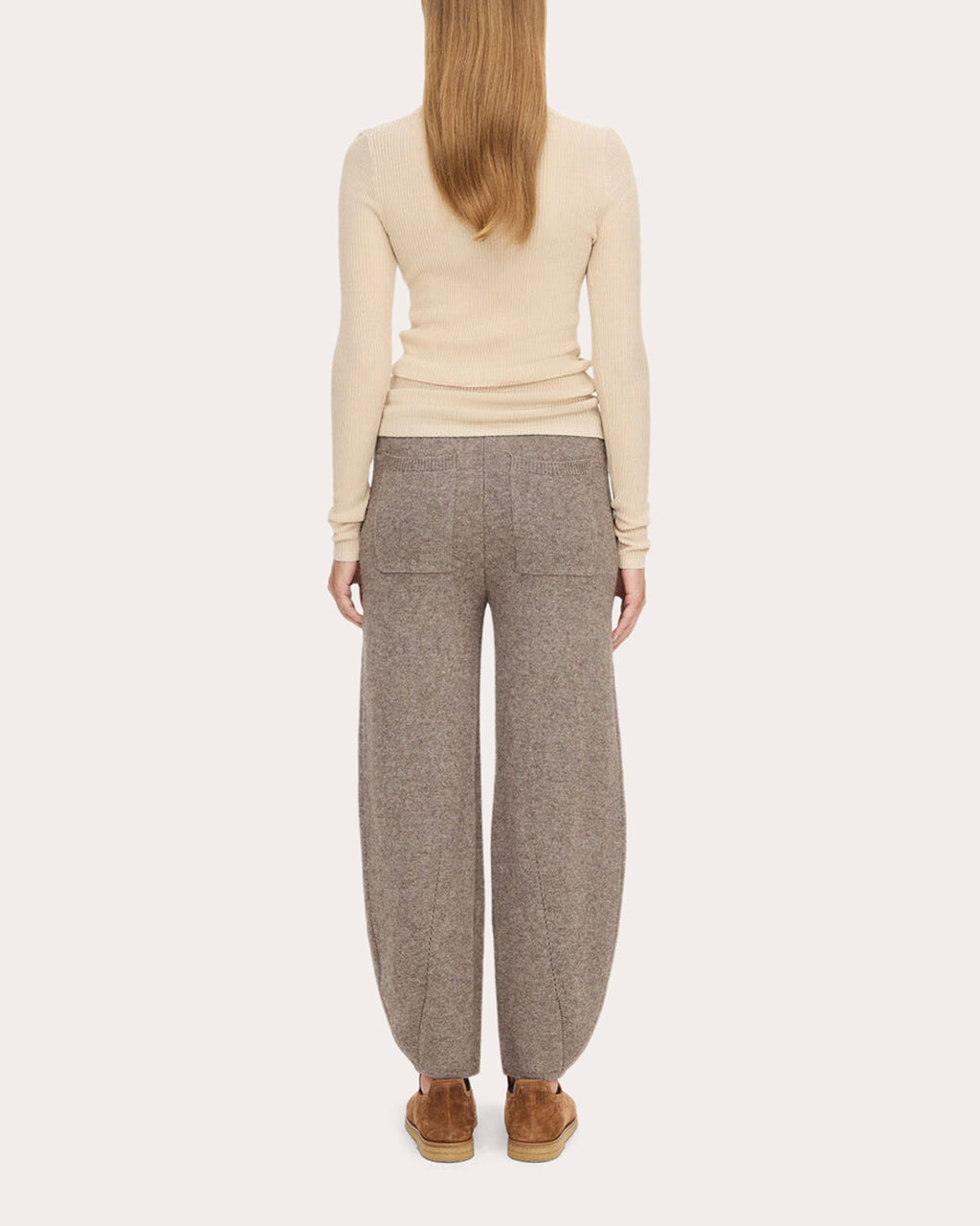 Tevah Tapered Wool Trousers