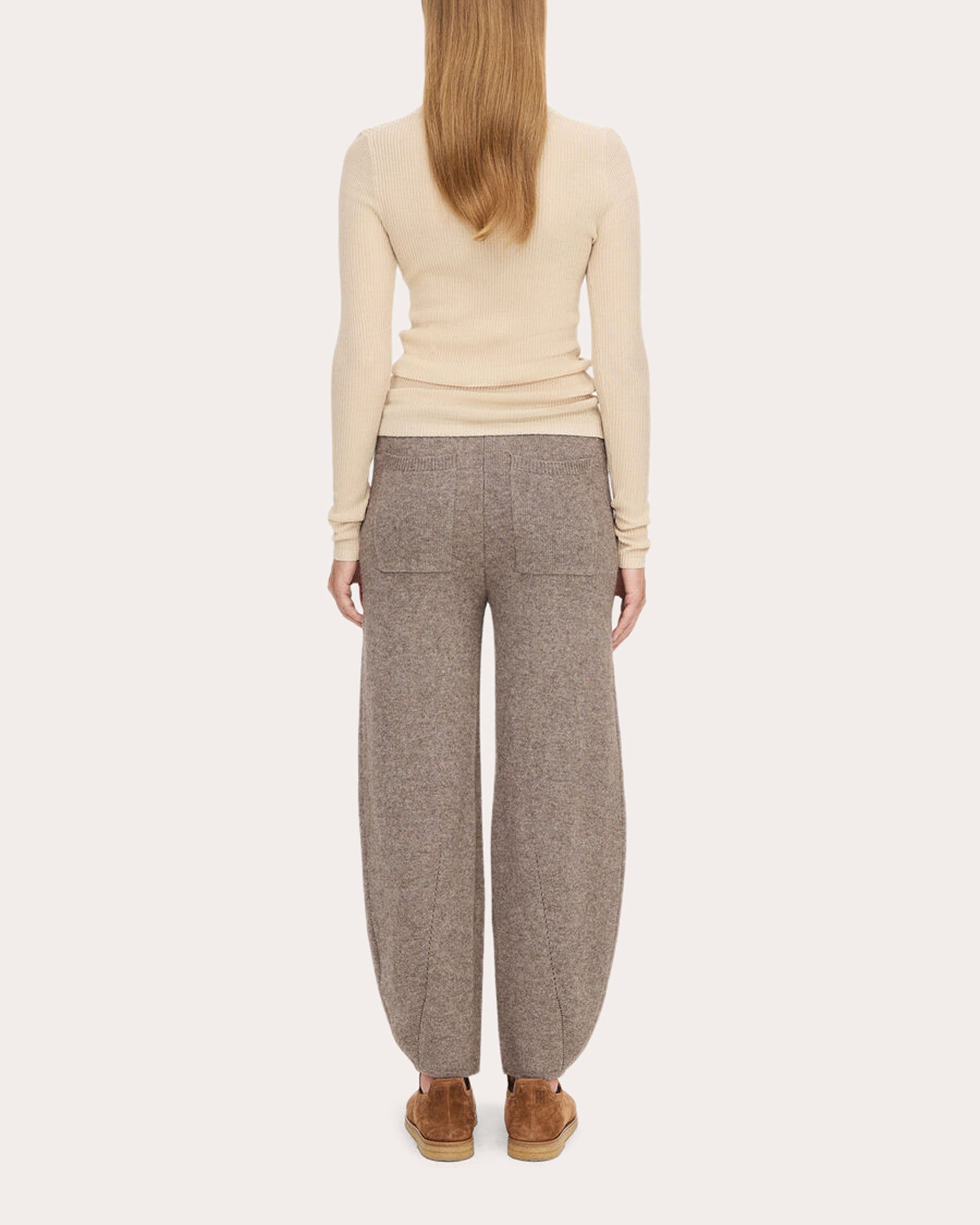 Tevah Tapered Wool Trousers