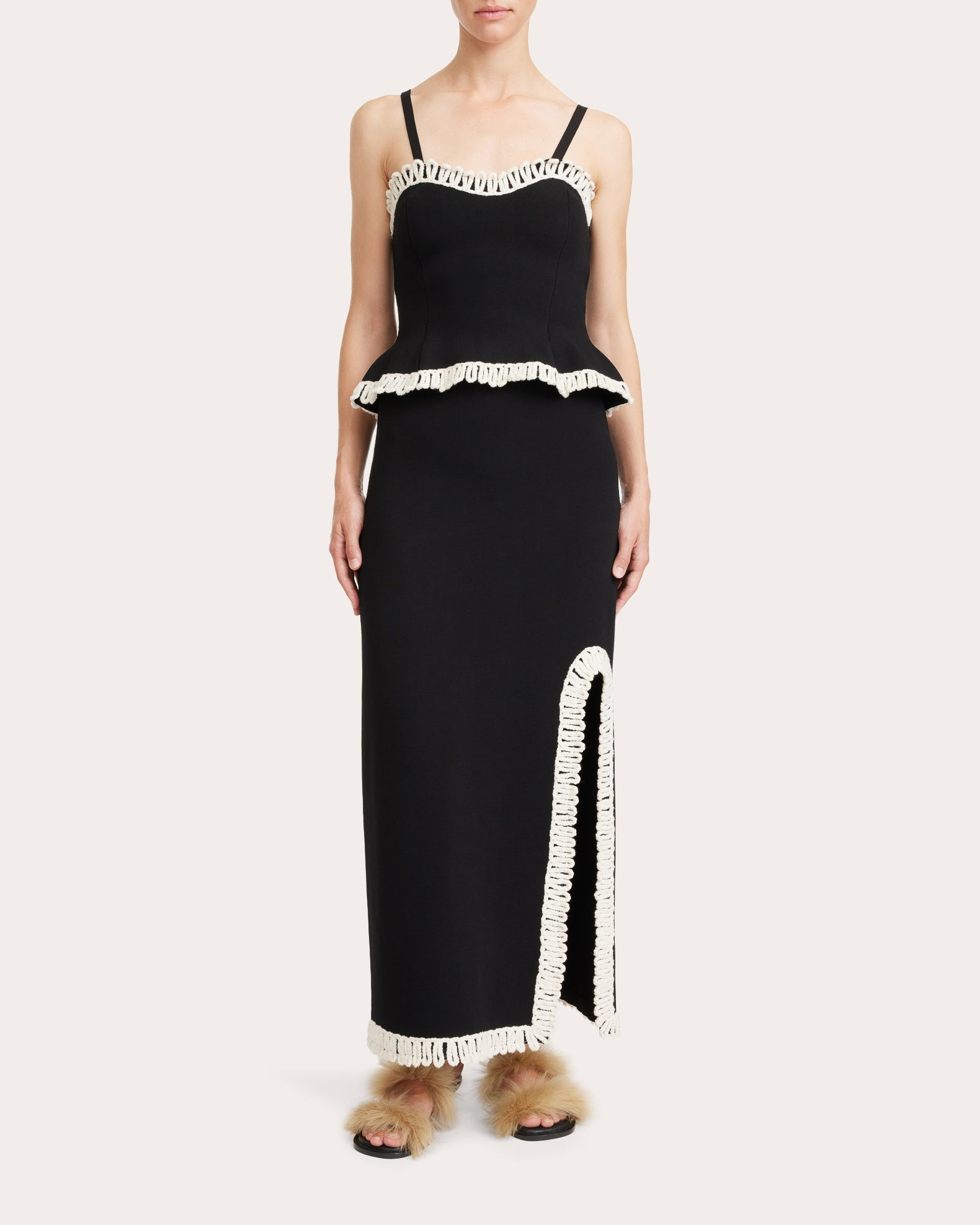 Gabie Embroidered Midi Skirt