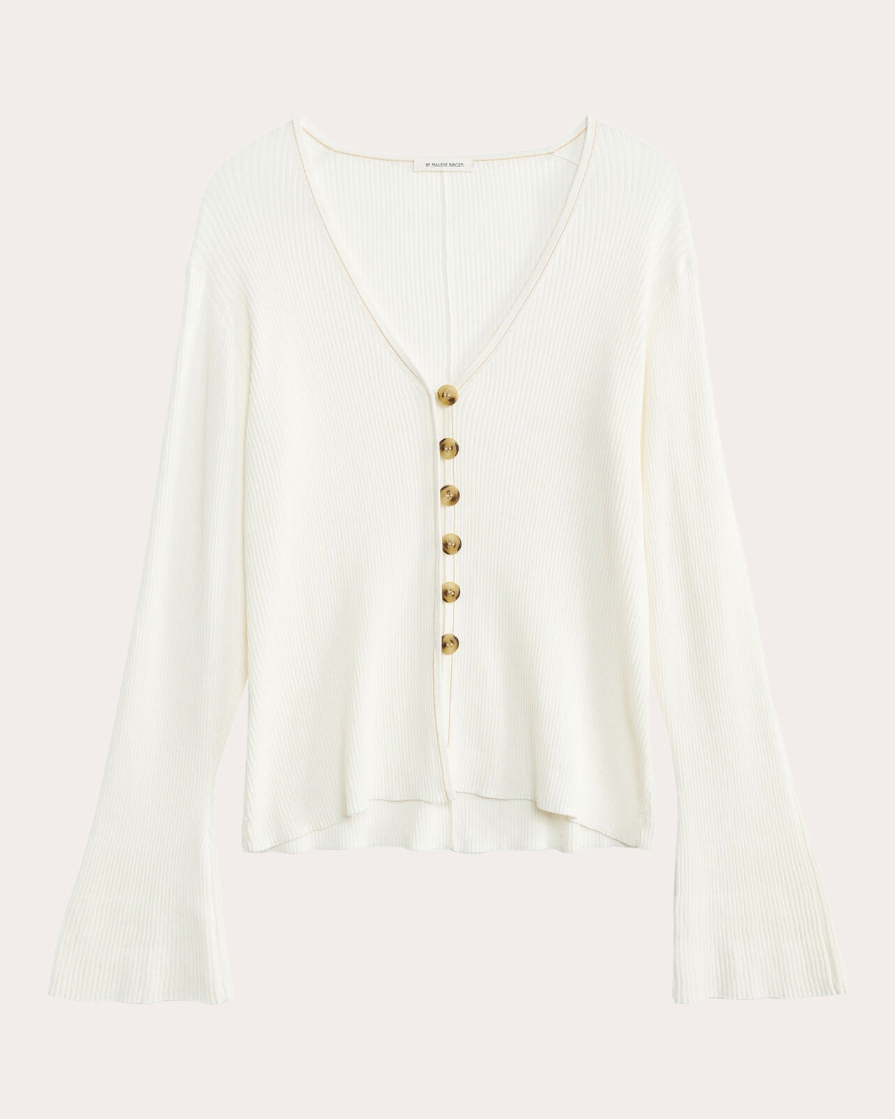 Cirella Ribbed Cotton-Blend Cardigan