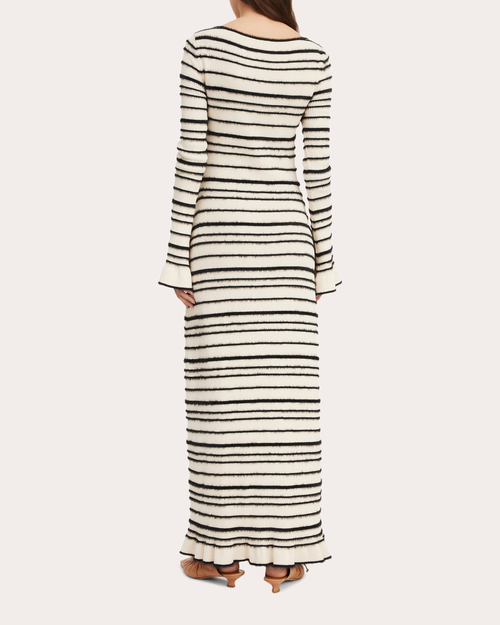 Damira Knotted Stretch-Cotton Maxi Dress