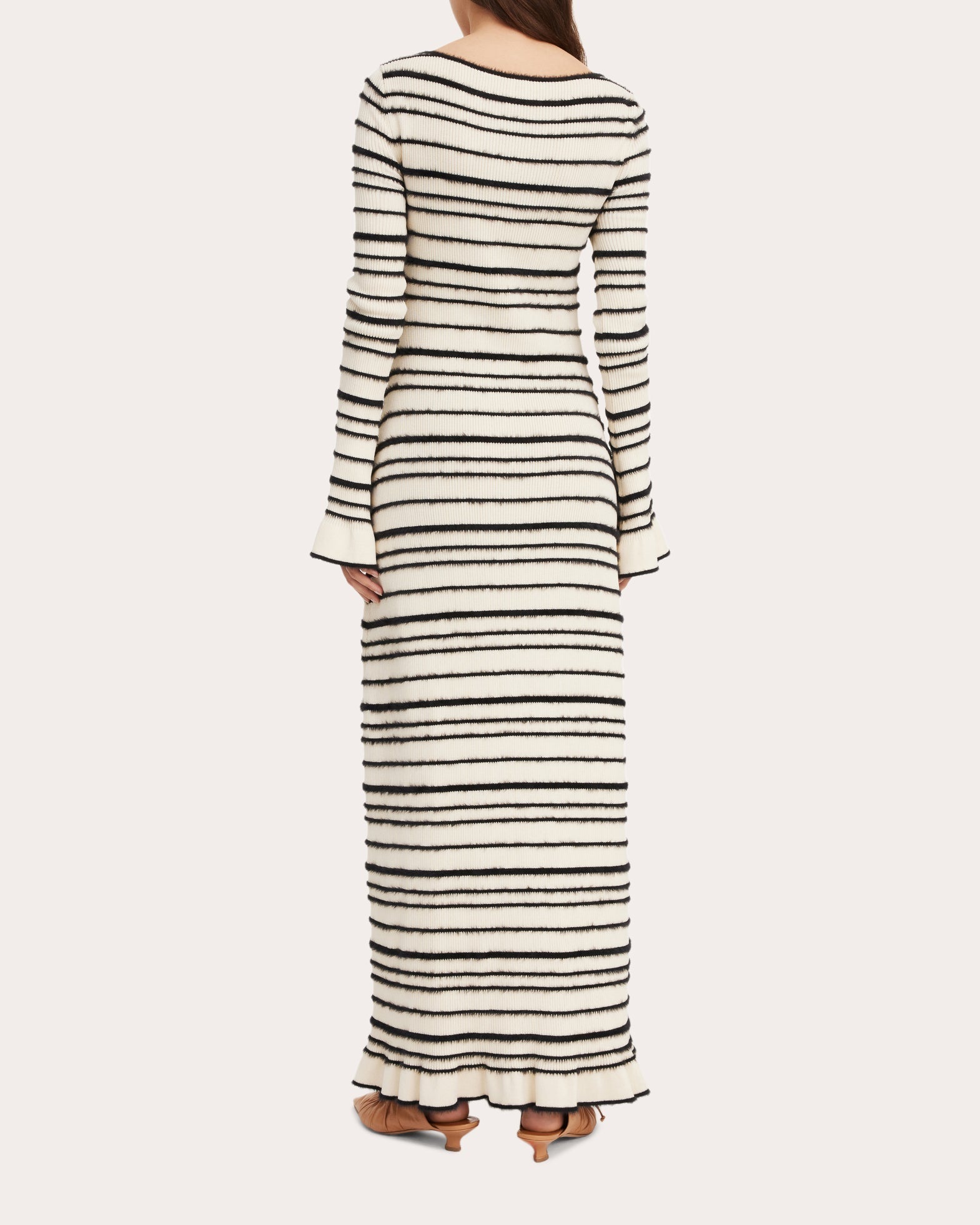 Damira Knotted Stretch-Cotton Maxi Dress