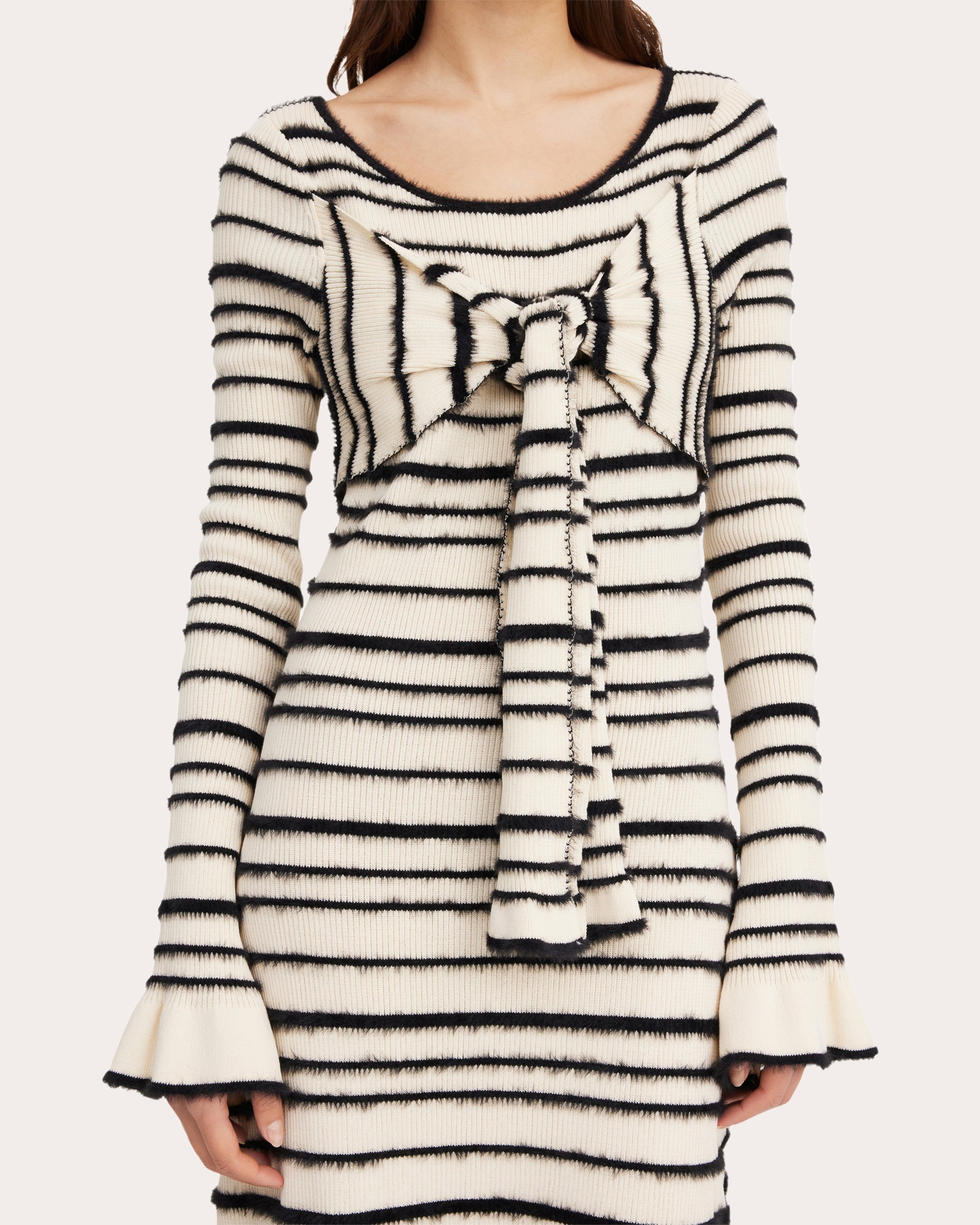 Damira Knotted Stretch-Cotton Maxi Dress