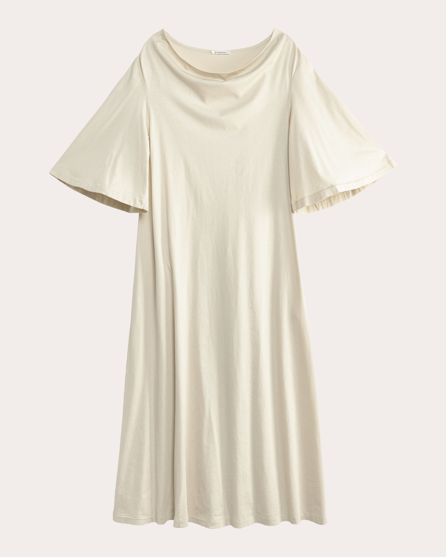 Yalia Draped Cotton Maxi Dress
