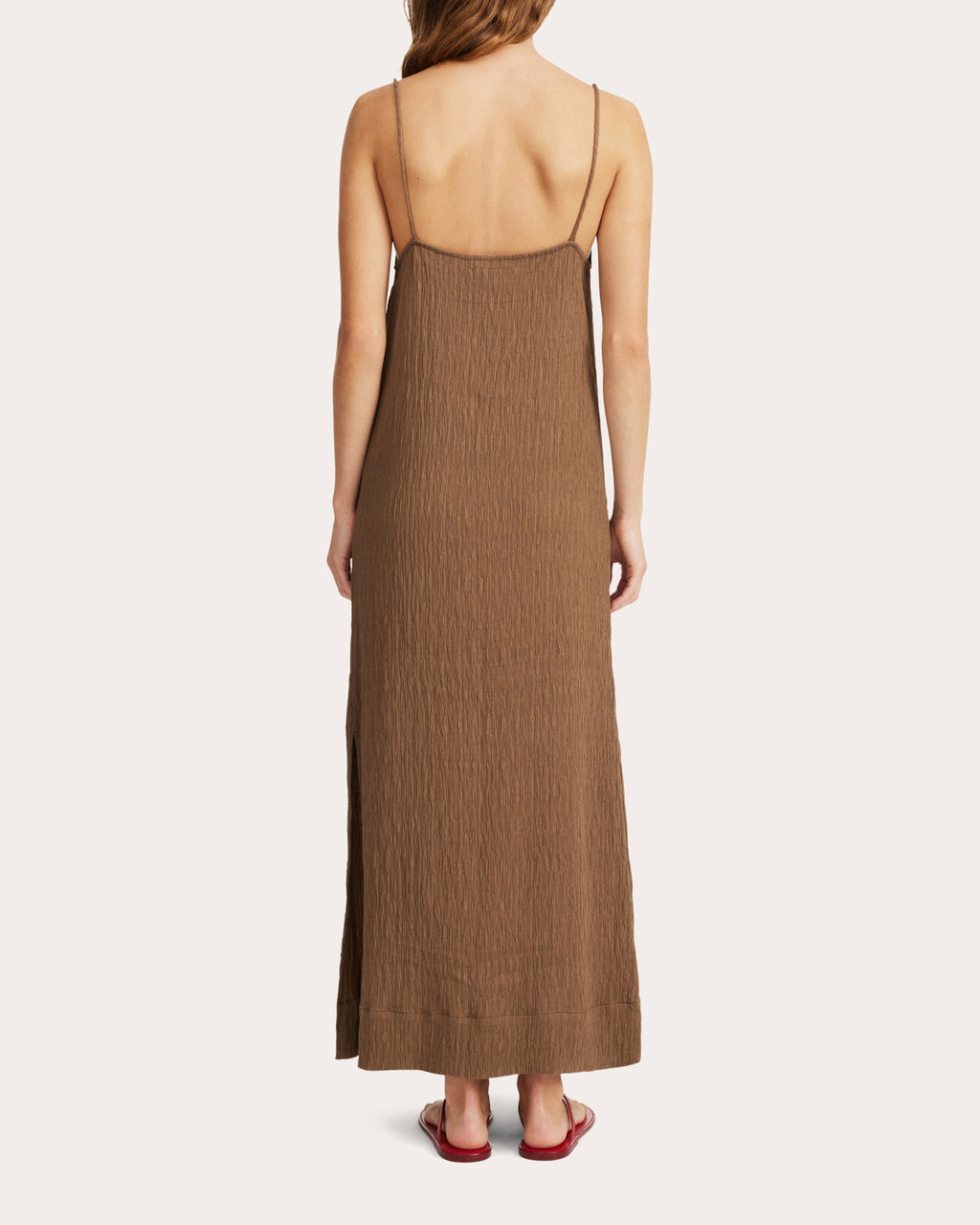 Almeena Textured Maxi Dress