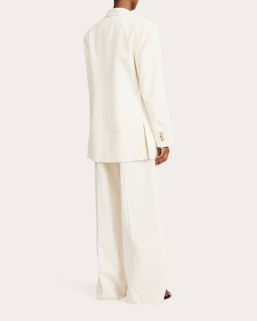 Ophie Textured Stretch-Cotton Blazer