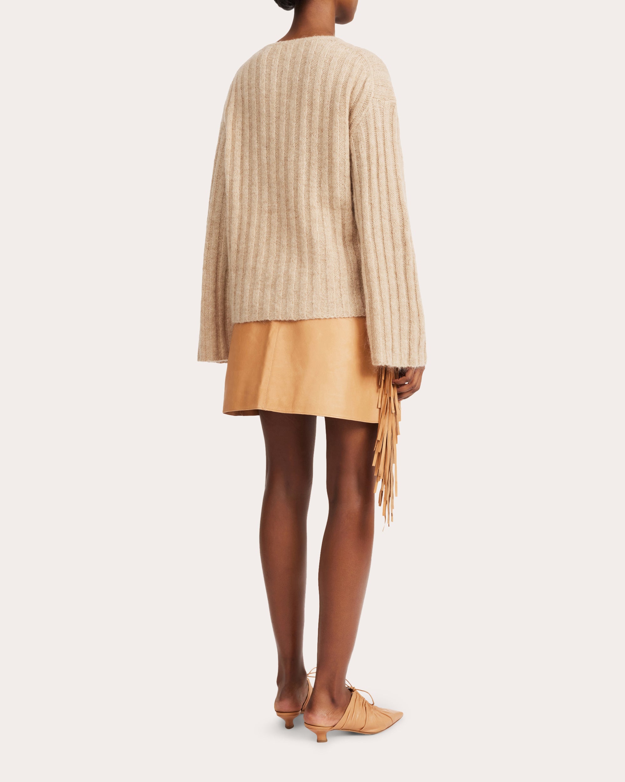 Cimone Ribbed Wool-Blend Sweater