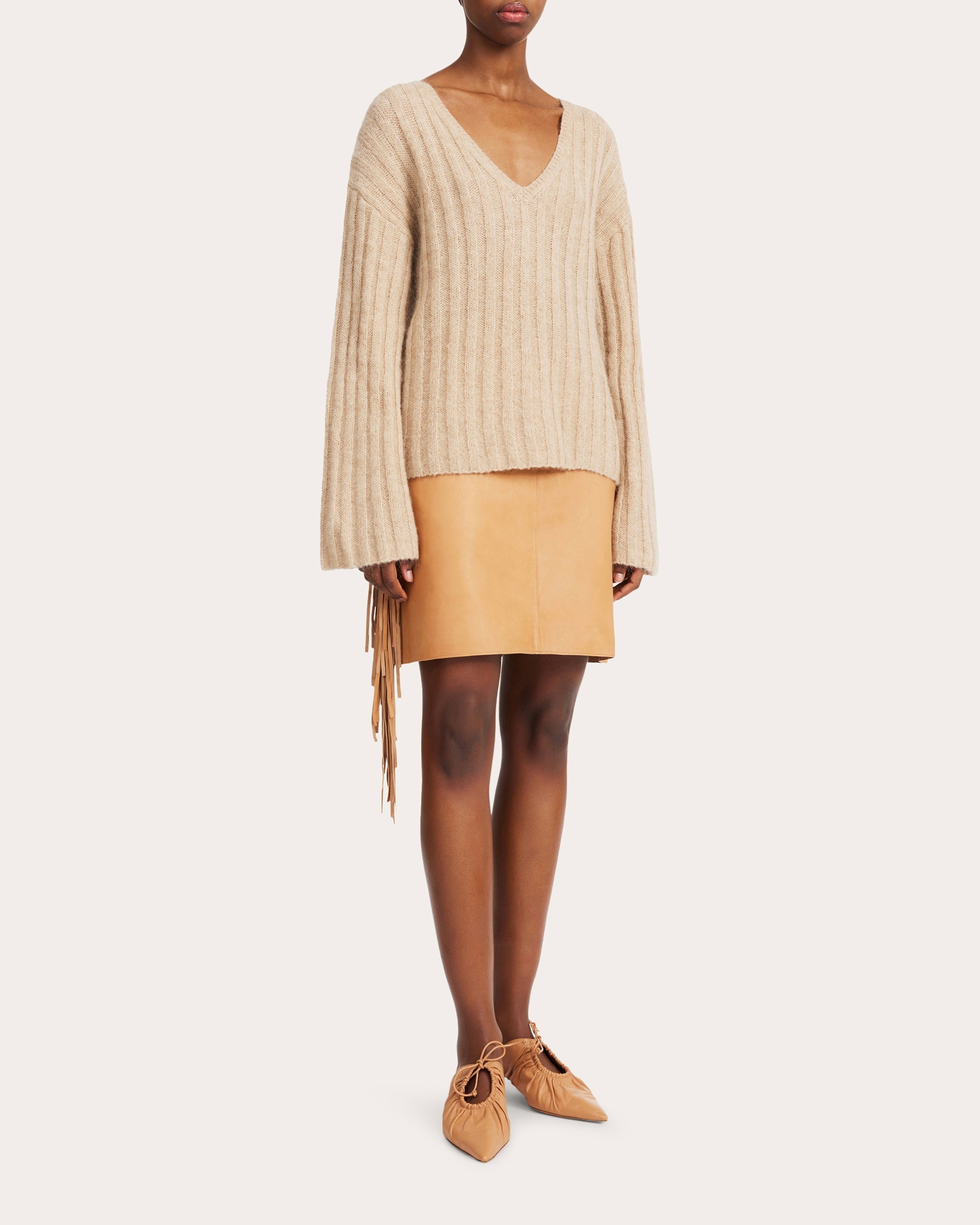 Cimone Ribbed Wool-Blend Sweater