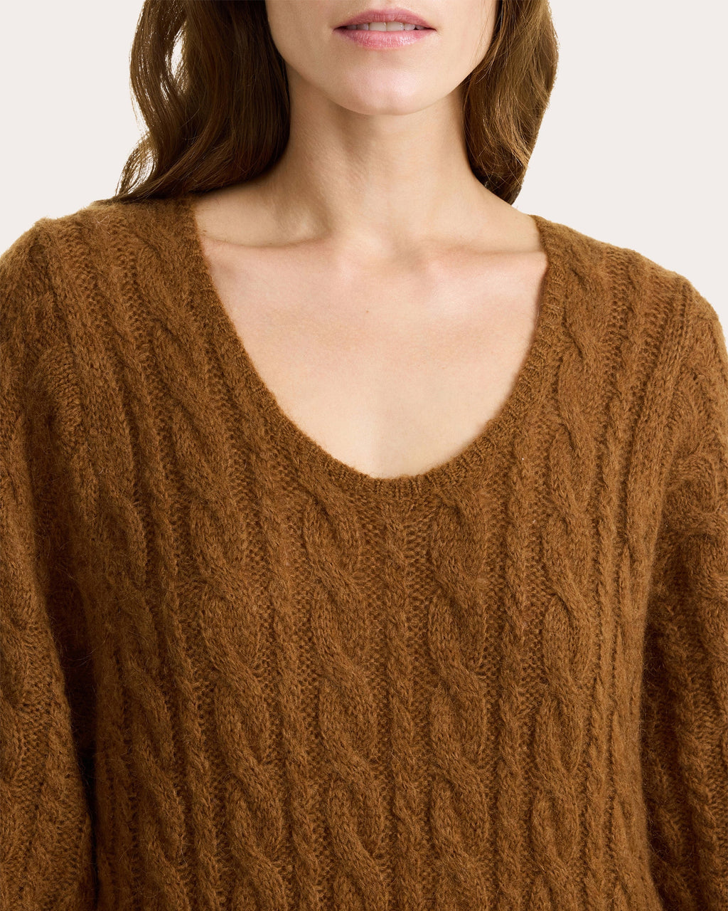 Lovella Cable-Knit Wool-Blend Maxi Dress
