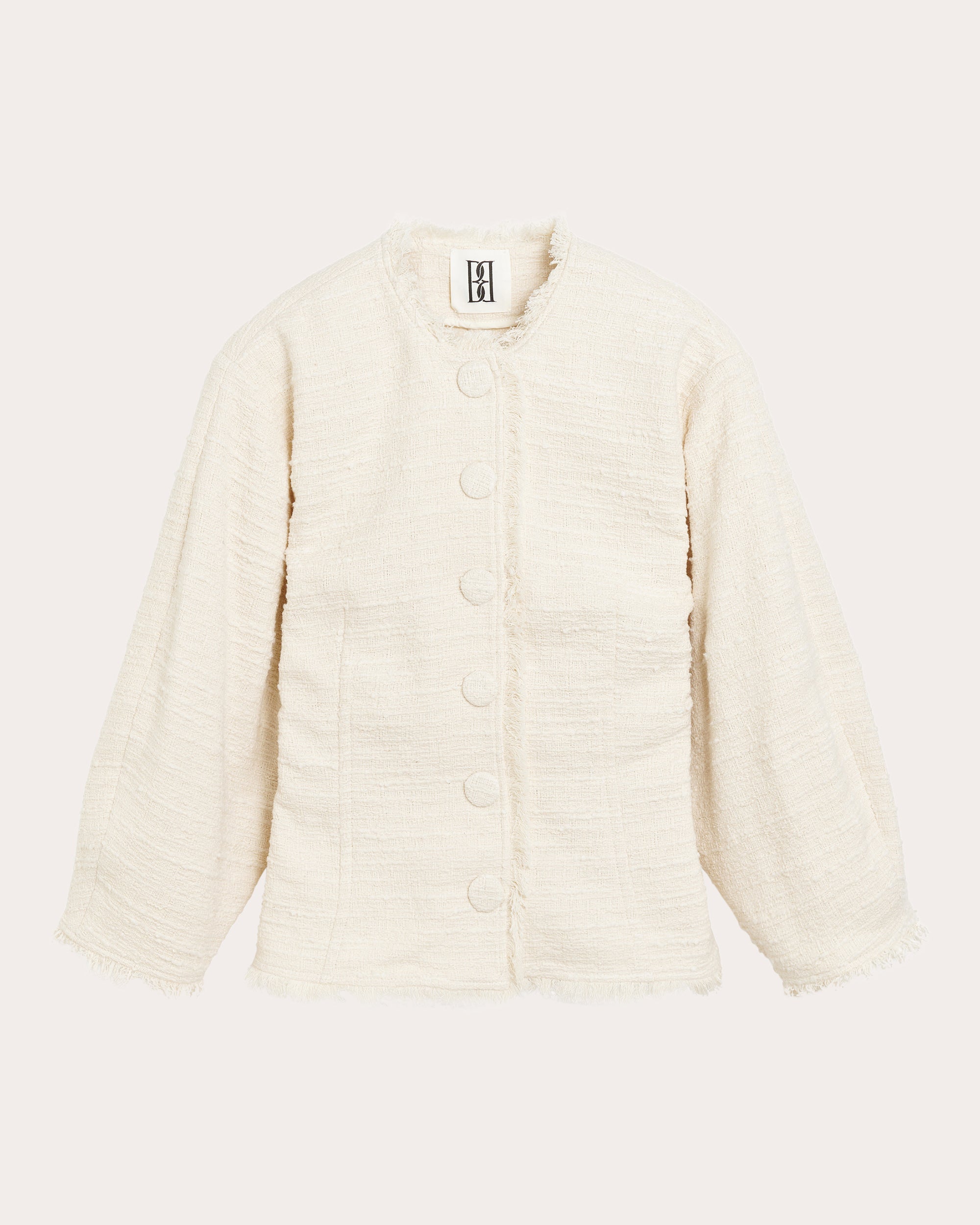 Vascaya Fringed Bouclé Blazer