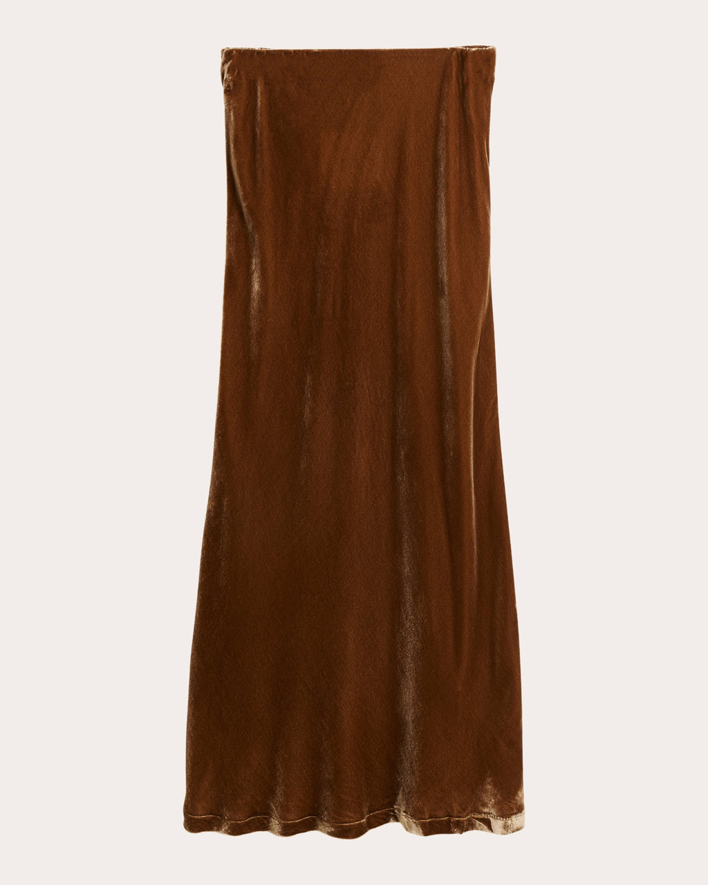 Boshan Velvet Midi Skirt